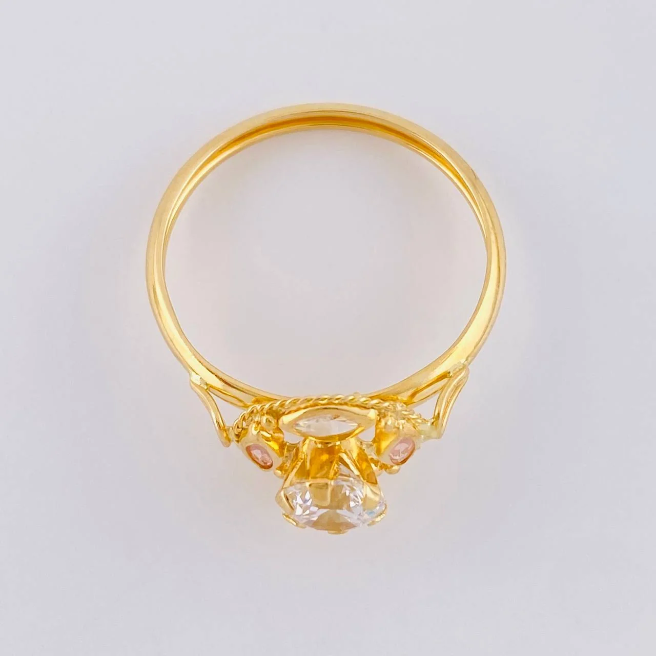 Anillo Solitario Aura Vintage 2 g / T9 Oro Amarillo 18K - Image 3
