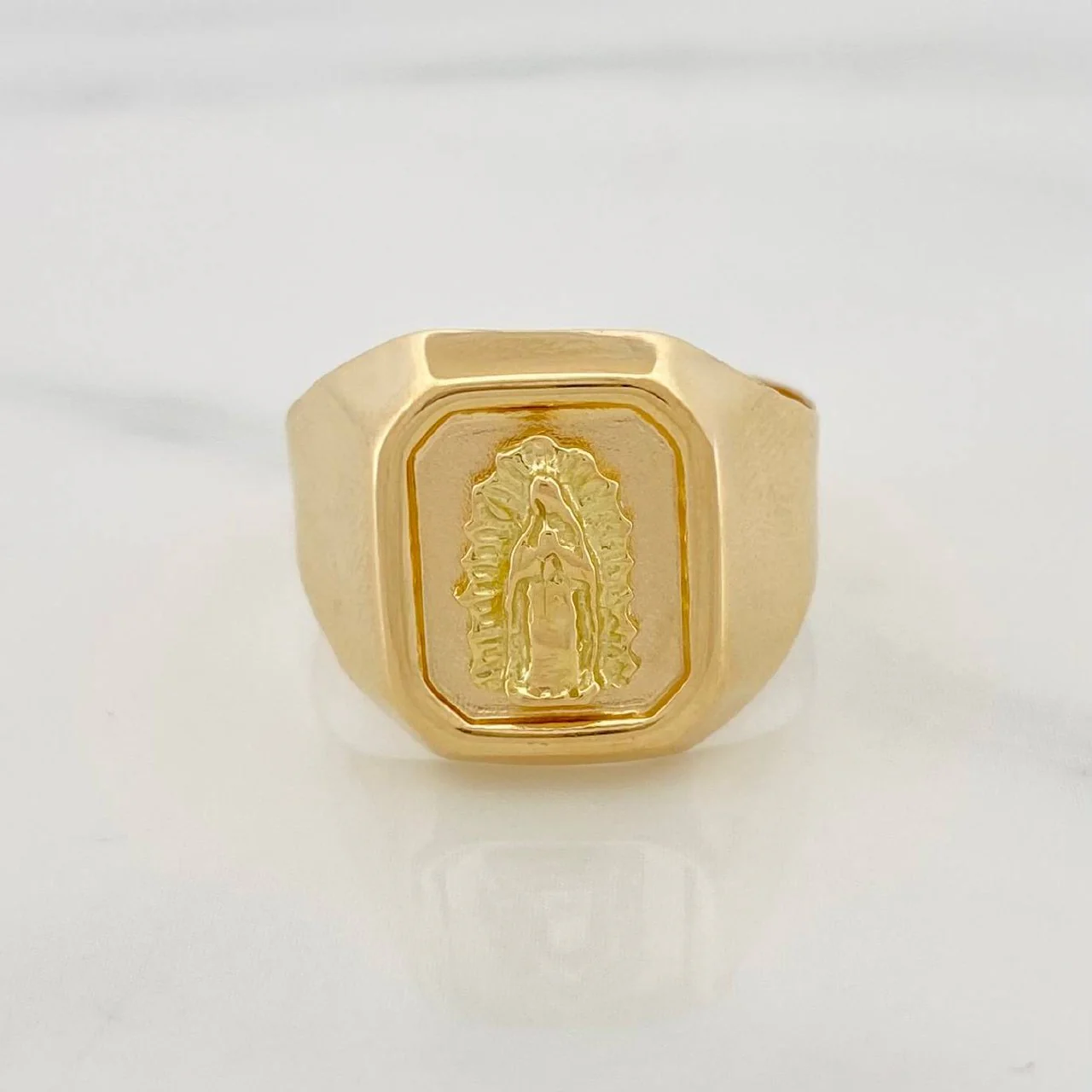 Anillo Virgen De Guadalupe 3.45 g / T9 1/4 Oro Amarillo 18K
