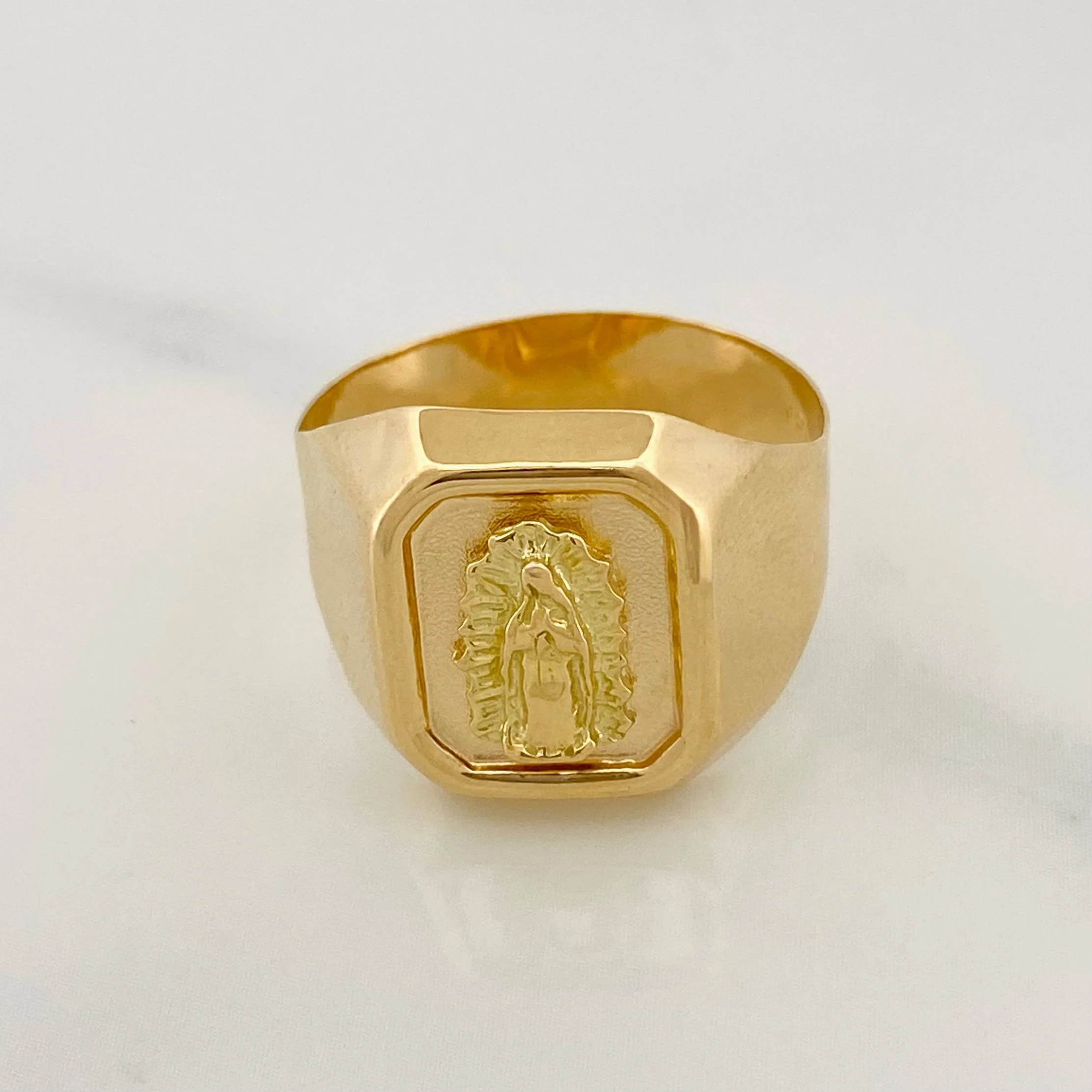 Anillo Virgen De Guadalupe 3.45 g / T9 1/4 Oro Amarillo 18K - Image 2