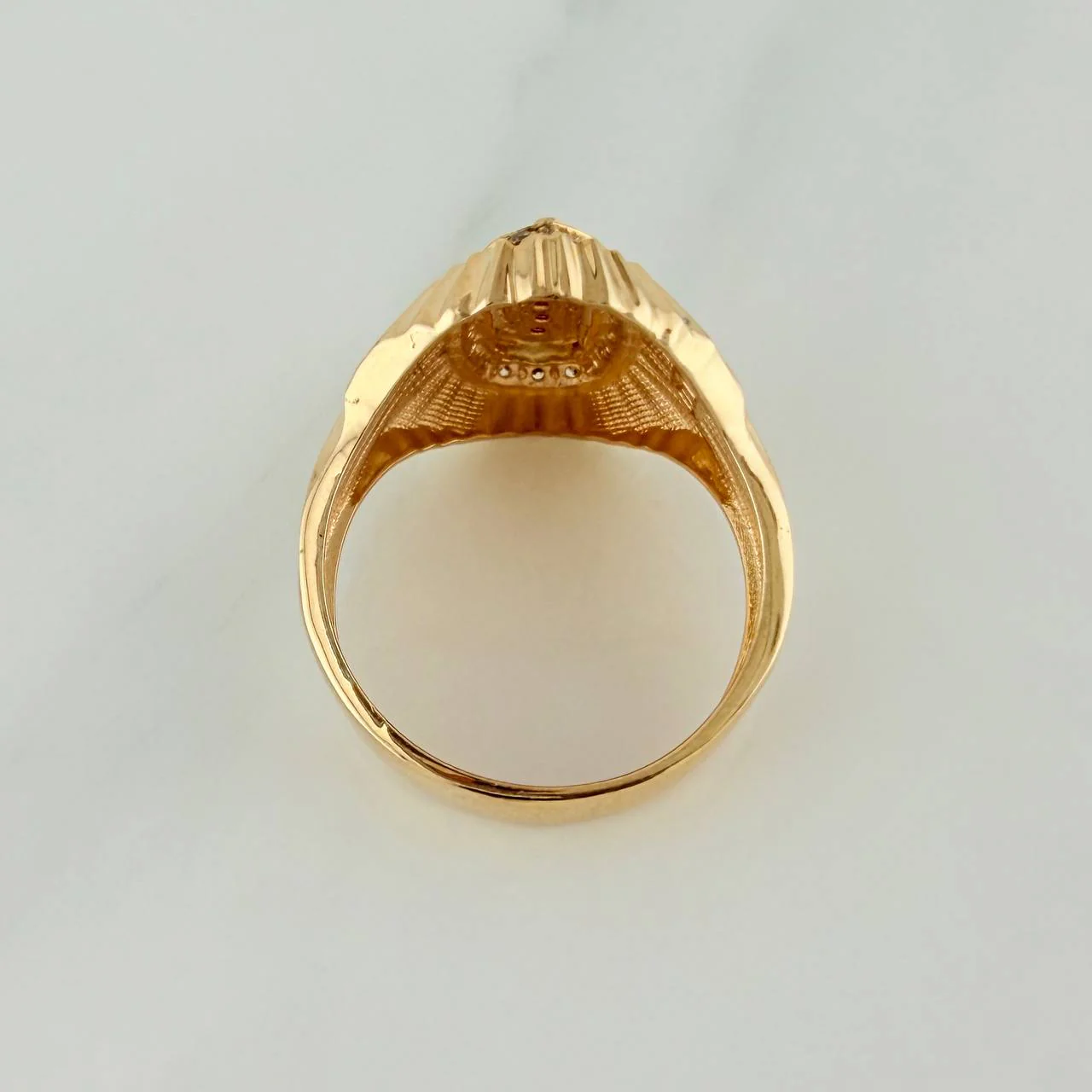 Anillo Virgen Guadalupe 4.55gr / T6 / Oro Amarillo 18K $ - Image 2