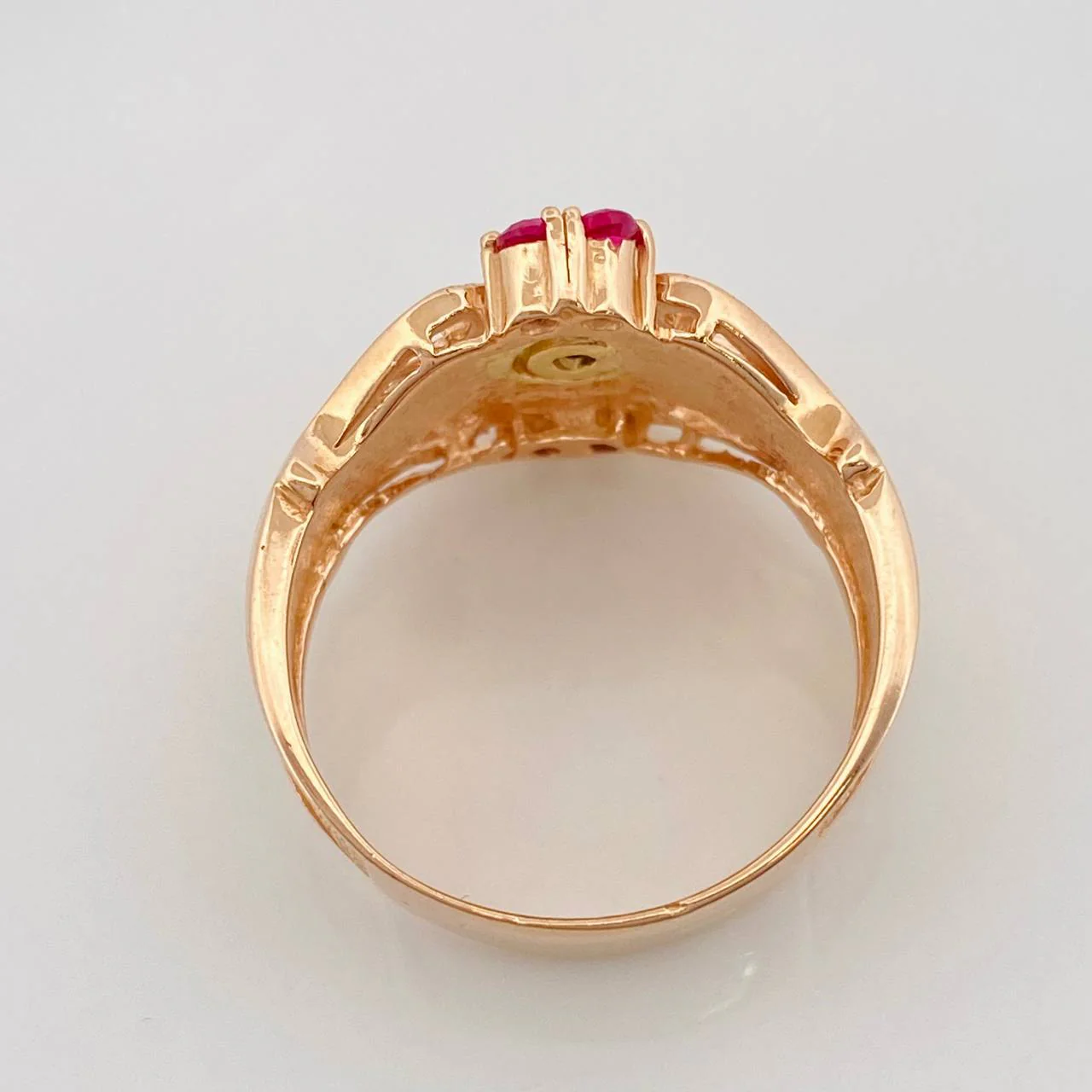 Anillo Virgen Guadalupe 8.75g / T9 3/4 Oro Rosa 18K - Image 4