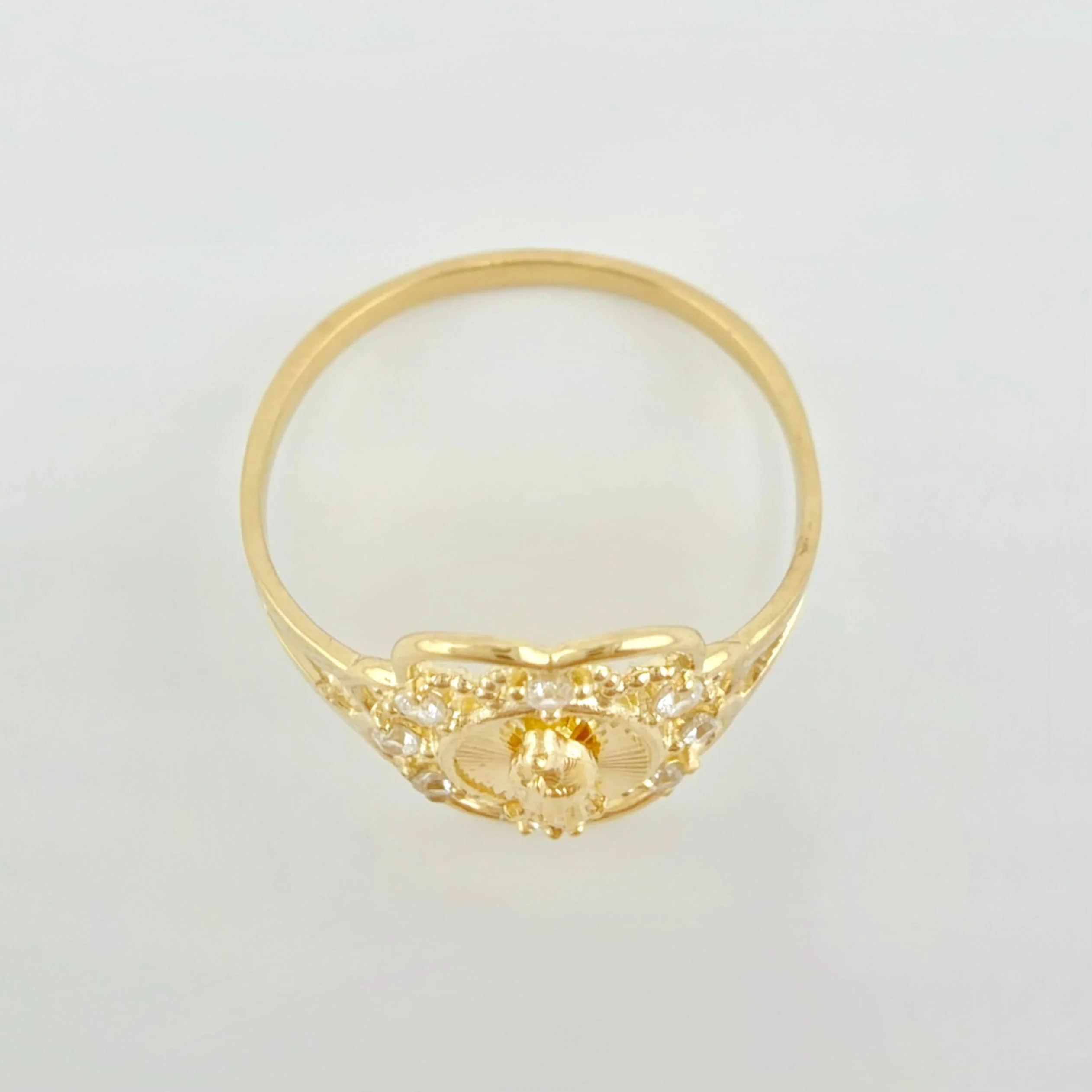 Anillo Virgen Guadalupe Bardera 2.2gr / T6 / Oro Amarillo 18K © - Image 3