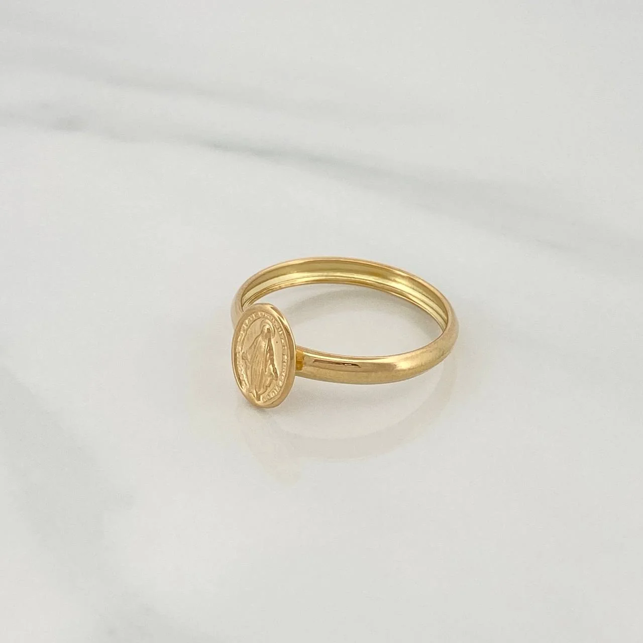 Anillo Virgen Milagrosa 0.95gr / T6 / Oro Amarillo 18K % - Image 3