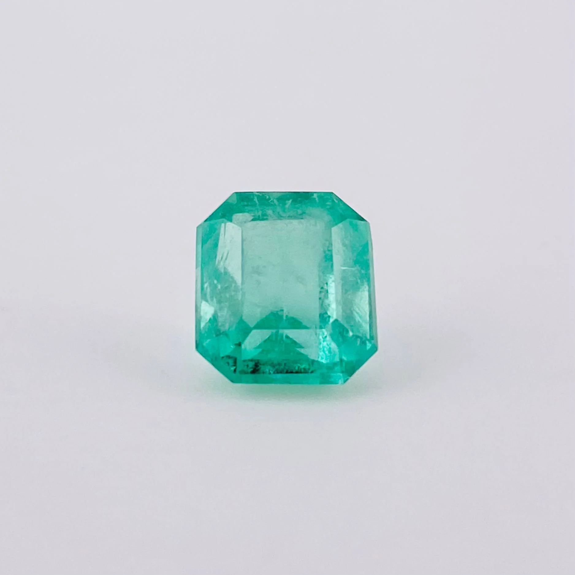 Piedra Esmeralda 3,12 Qts Baguette Gota De Aceite