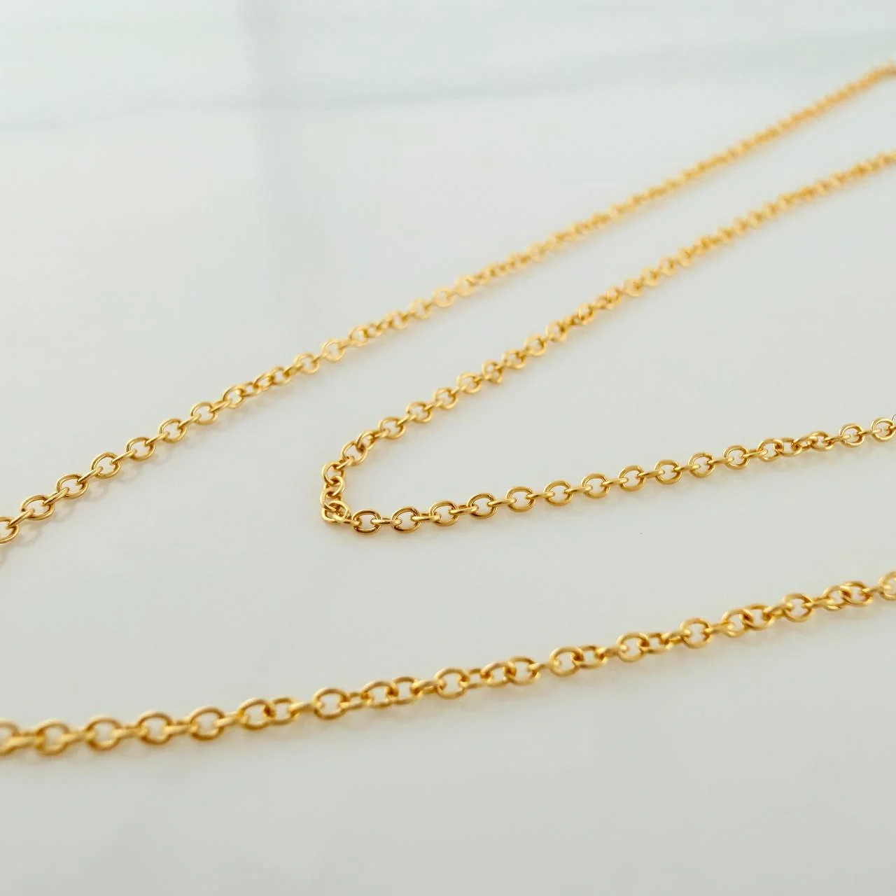 Cadena Aro Seguido 1.3gr / 18 in / 0.6mm Oro Amarillo +3 18K & - Image 5