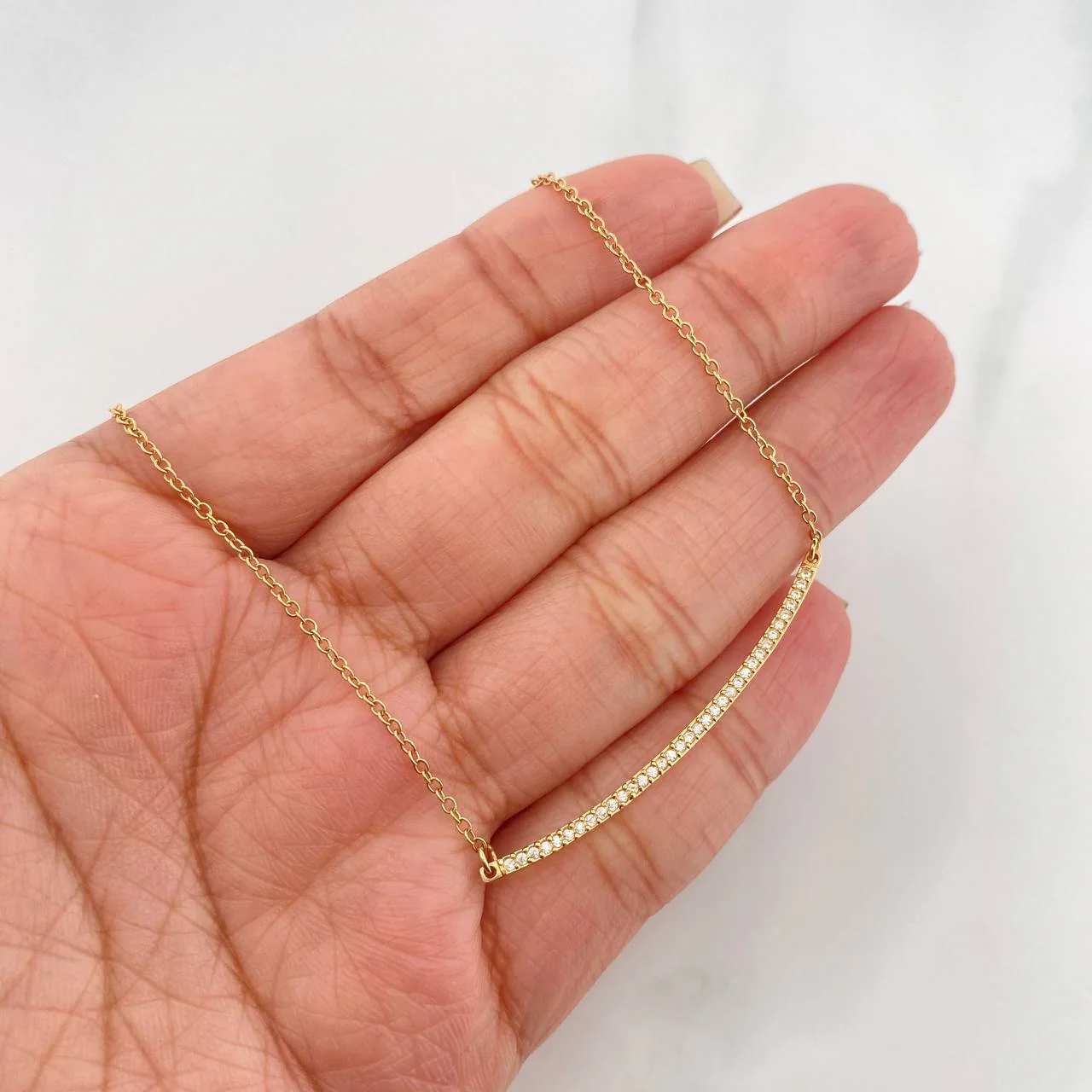 Cadena Aro Seguido 3g / 20 in / 0.6mm Oro Amarillo 18K - Image 5