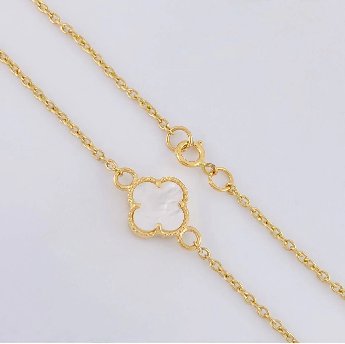 Cadena Aro Seguido Trebol 5.85g / 20 in / 1.5mm Oro Amarillo 18K - Image 4