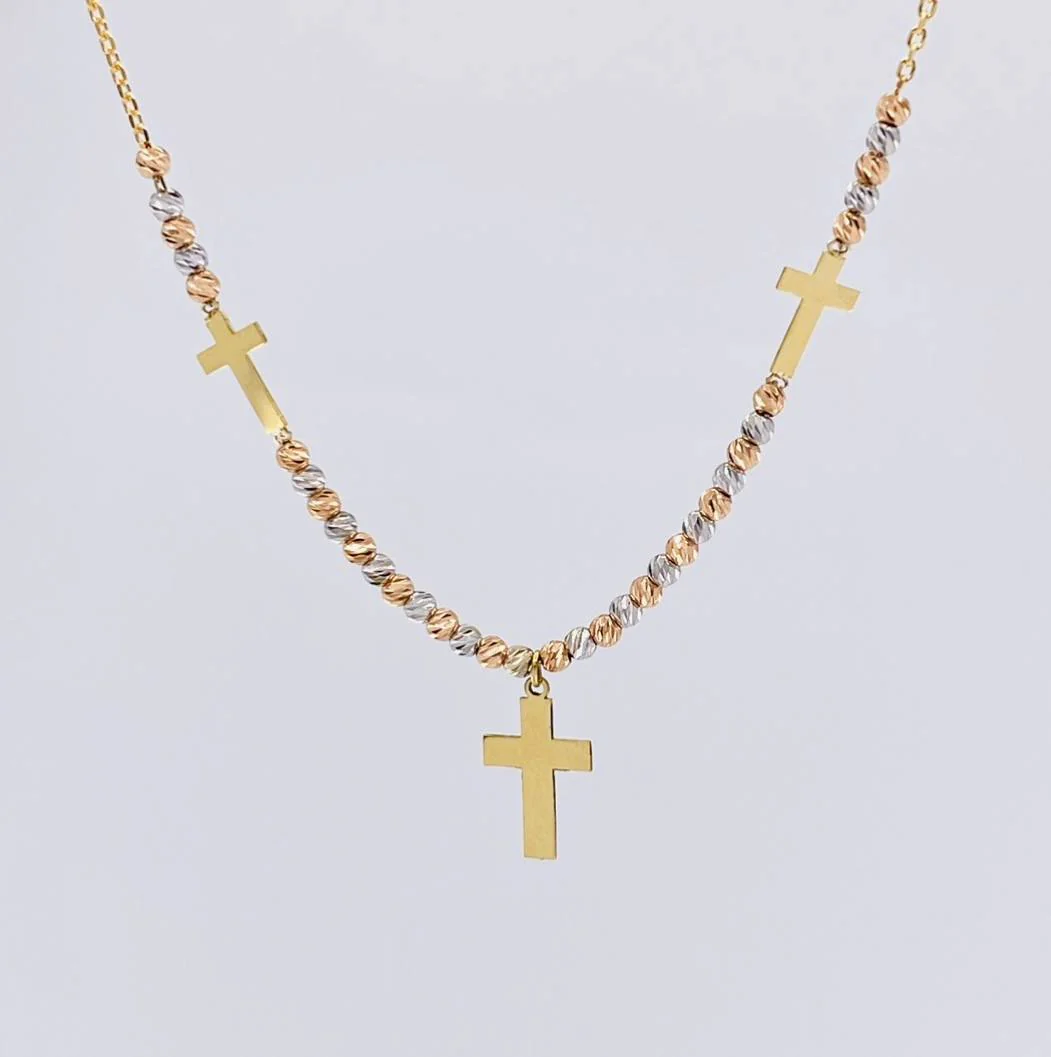 Cadena Aro Seguido Trinidad De Cruces 2.9 g / 17 1/2 in / 1.05 mm Oro Amarillo 18K - Image 2