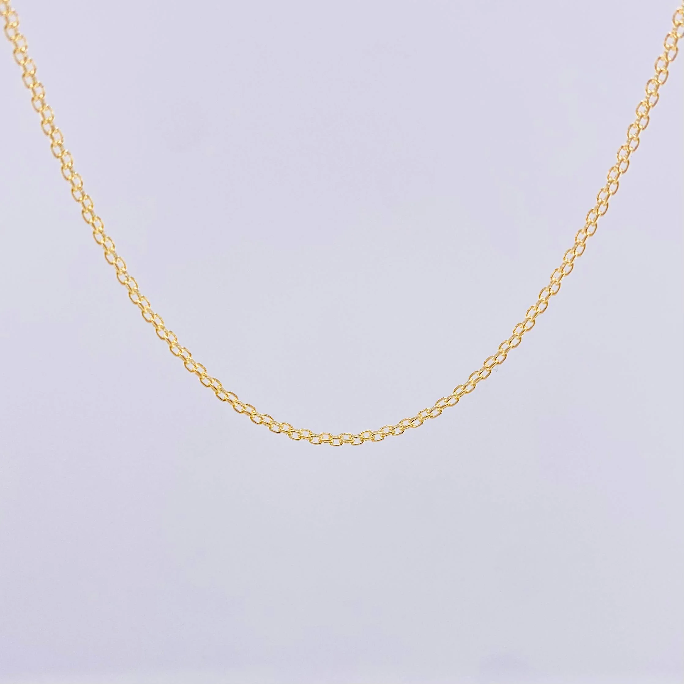 Cadena China 1.9gr / 19 3/4 in / 1.3mm Oro Amarillo +1 18K © - Image 2