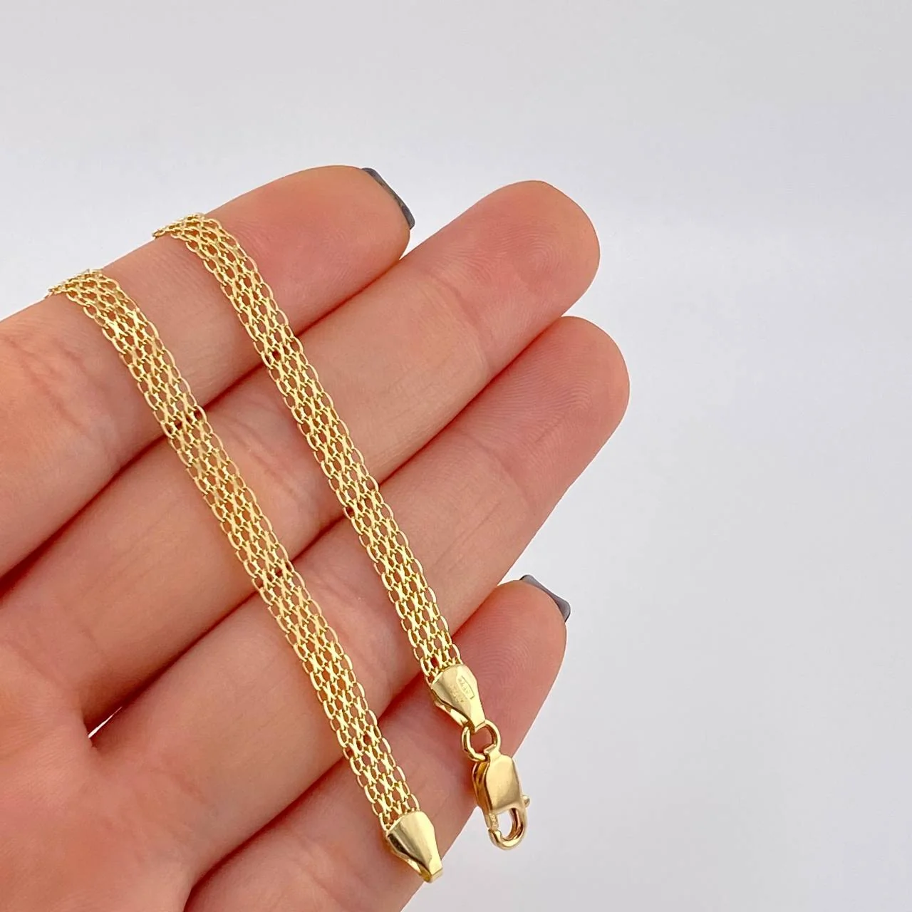 Cadena China 13.75g / 24 in / 5.7mm Oro Amarillo 18K - Image 5