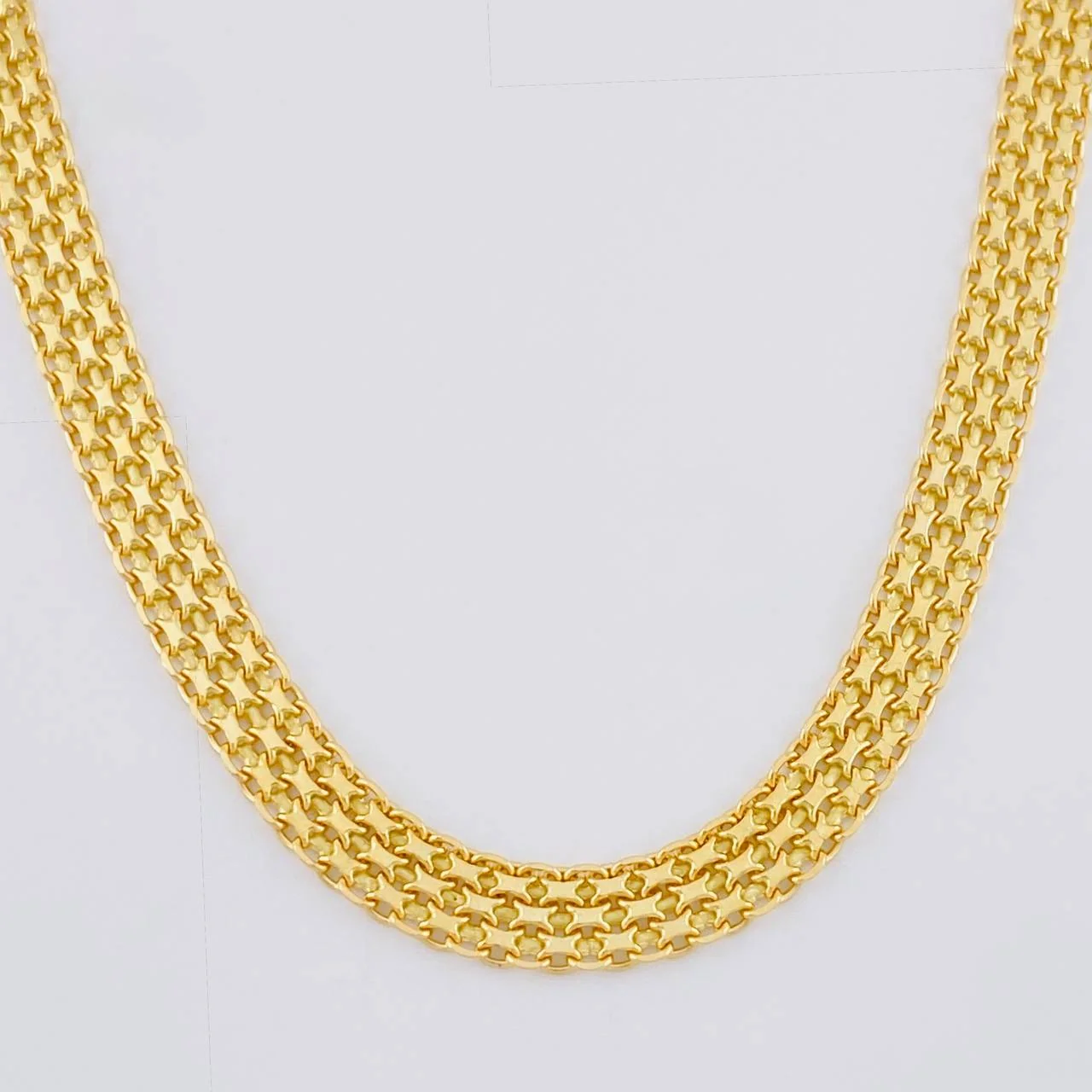 Cadena China 18.7g / 24 in / 5mm Oro Amarillo 18K