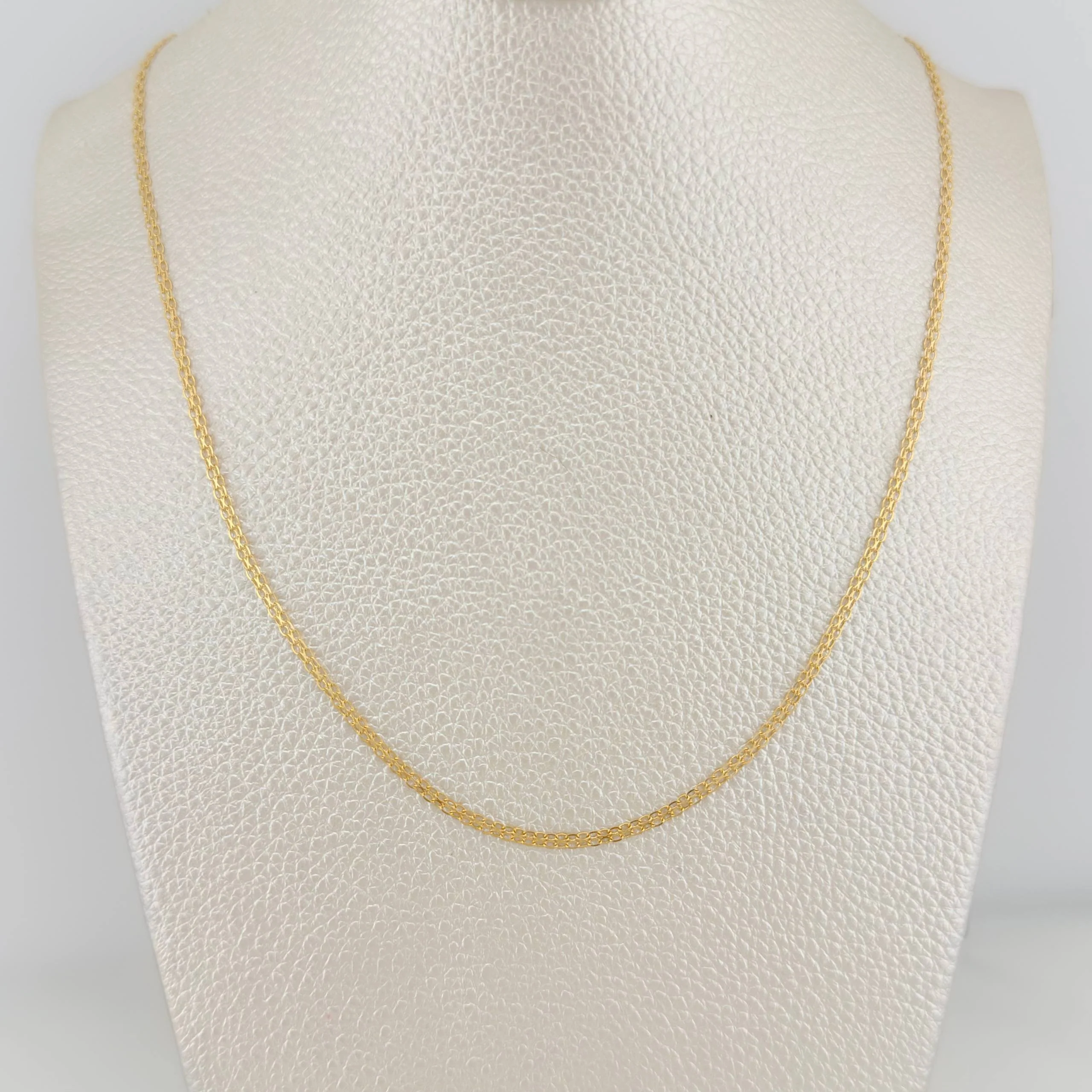 Cadena China 2.15 g / 19 3/4 in / 1.6 mm Oro Amarillo 18K - Image 5
