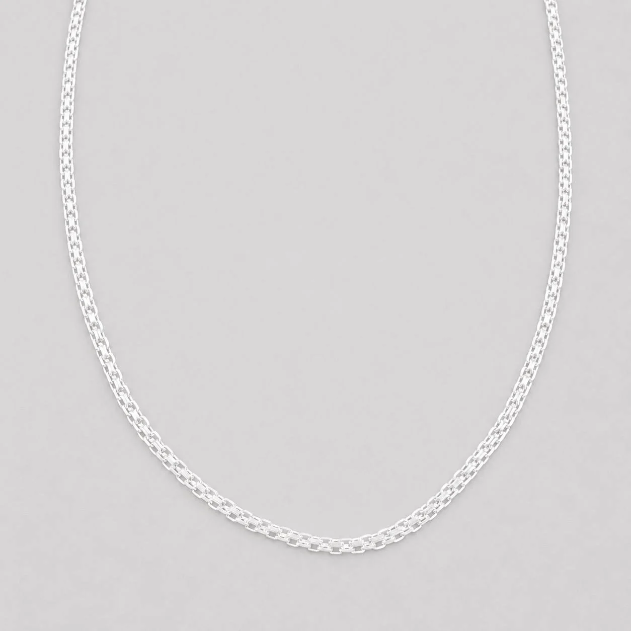 Cadena China 2.25 g / 17 3/4 in / 1.36 mm Plata 925 - Image 2