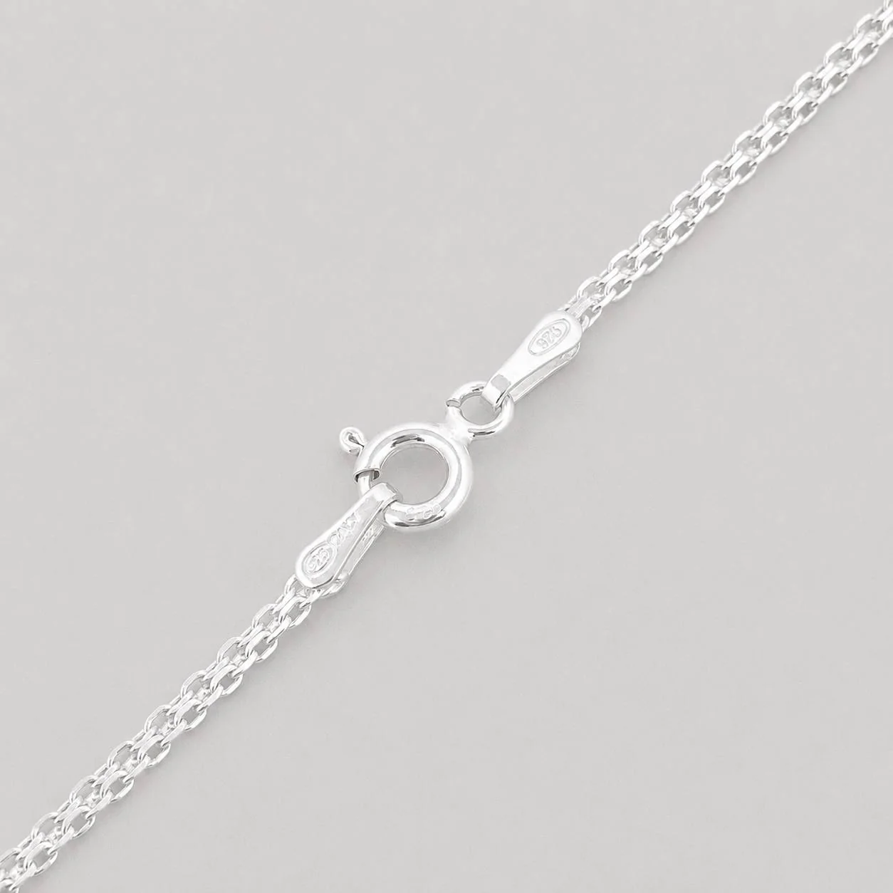 Cadena China 2.25 g / 17 3/4 in / 1.36 mm Plata 925 - Image 3
