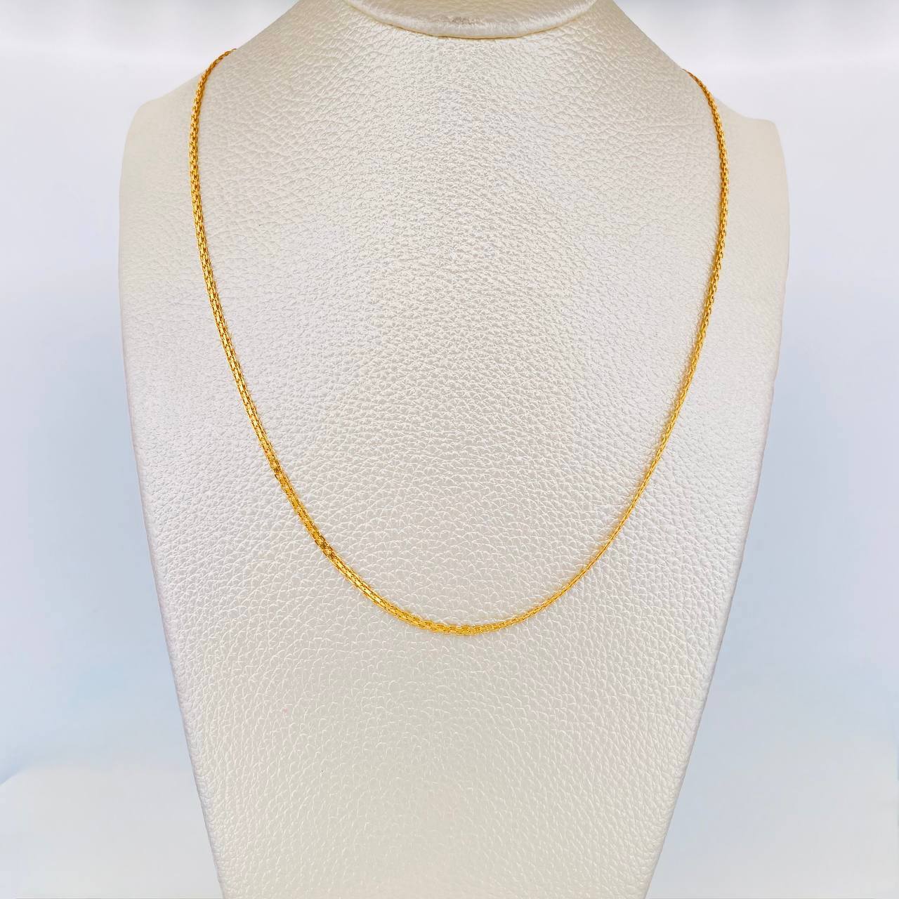 Cadena China 3.15g / 18 in / 1.56mm Oro Amarillo 18K - Image 5