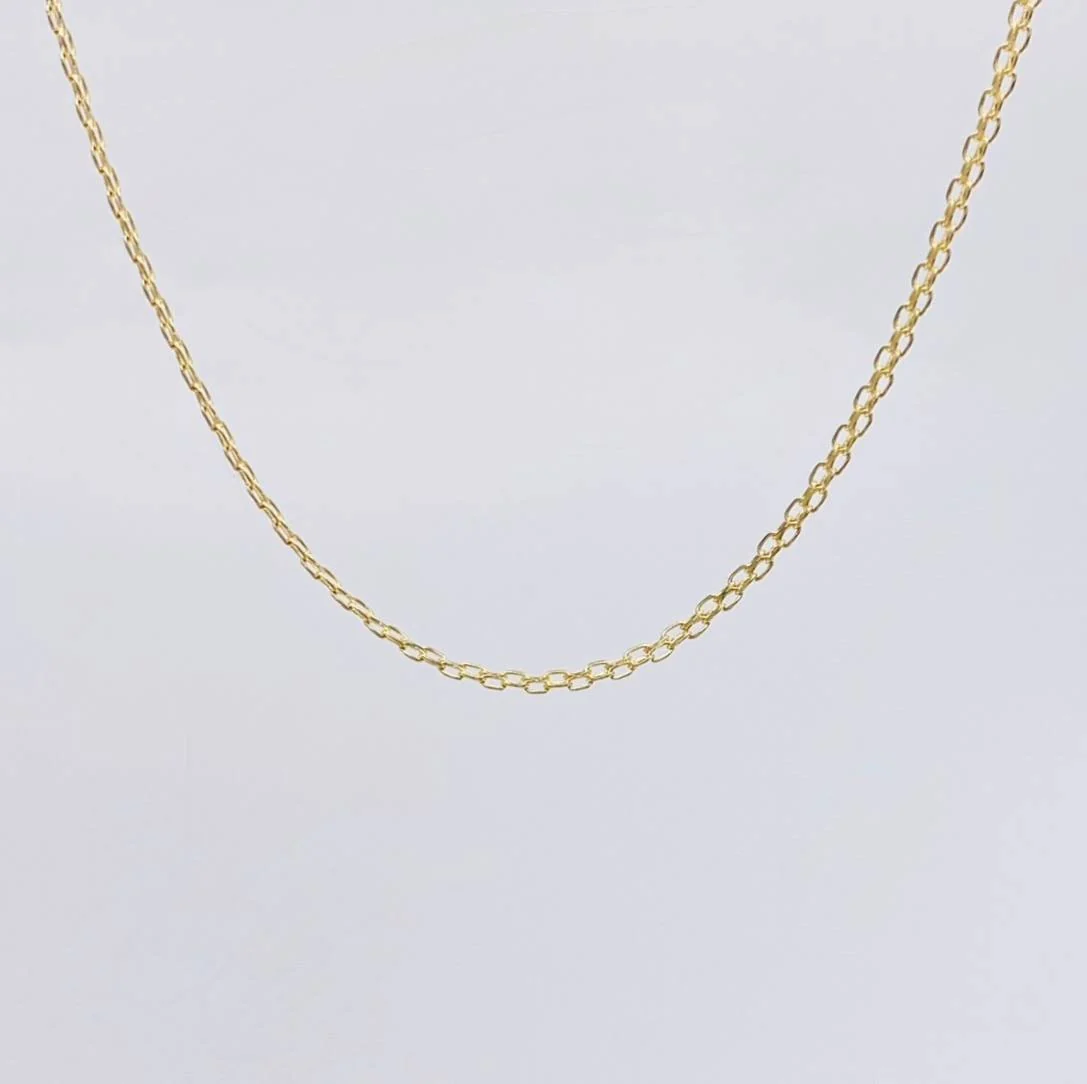 Cadena China 3.85 g / 23 1/2 in / 2.2 mm Oro Amarillo 18K - Image 2