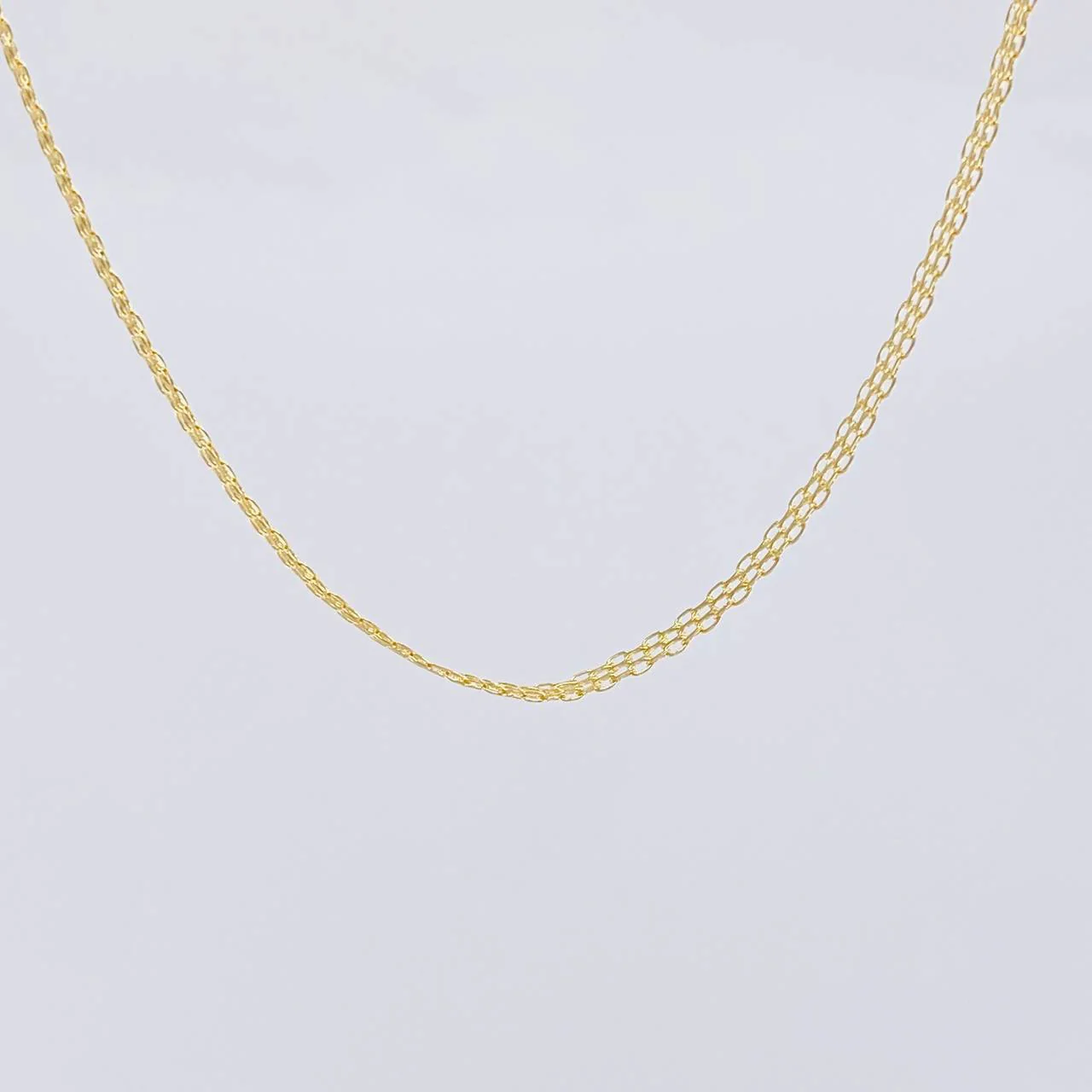 Cadena China 4.65 g / 17 3/4 in / 3.6 mm Oro Amarillo 18K - Image 2