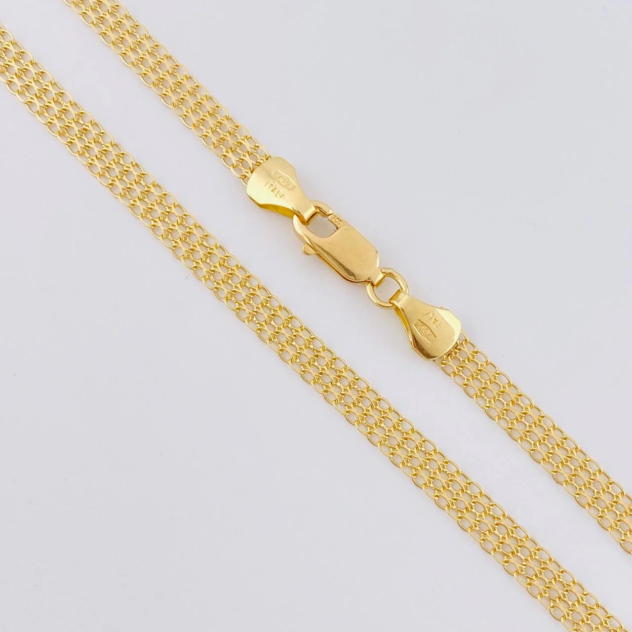 Cadena China 4.65 g / 17 3/4 in / 3.6 mm Oro Amarillo 18K - Image 4