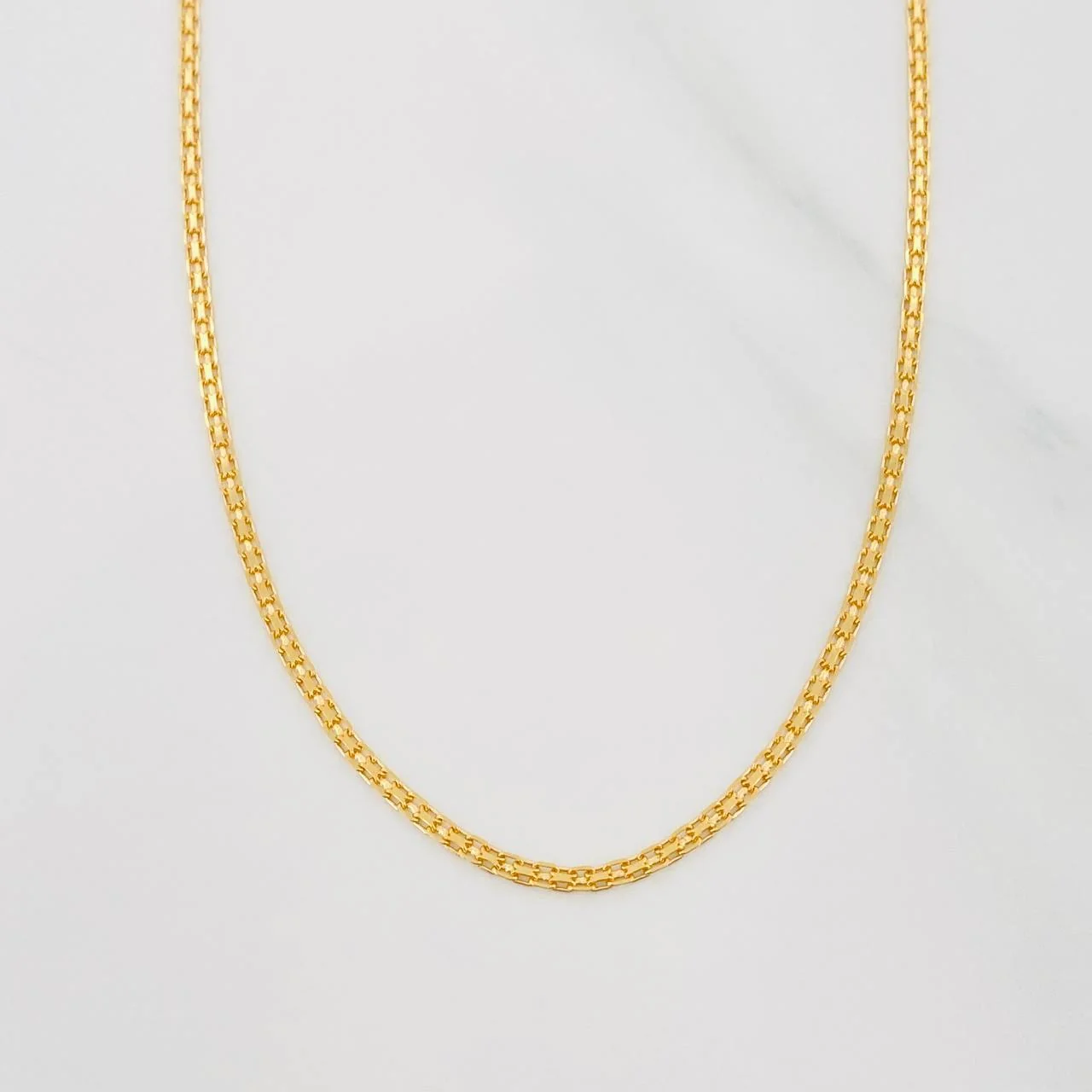 Cadena China 4g / 24 in / 1.7mm Oro Amarillo 18K