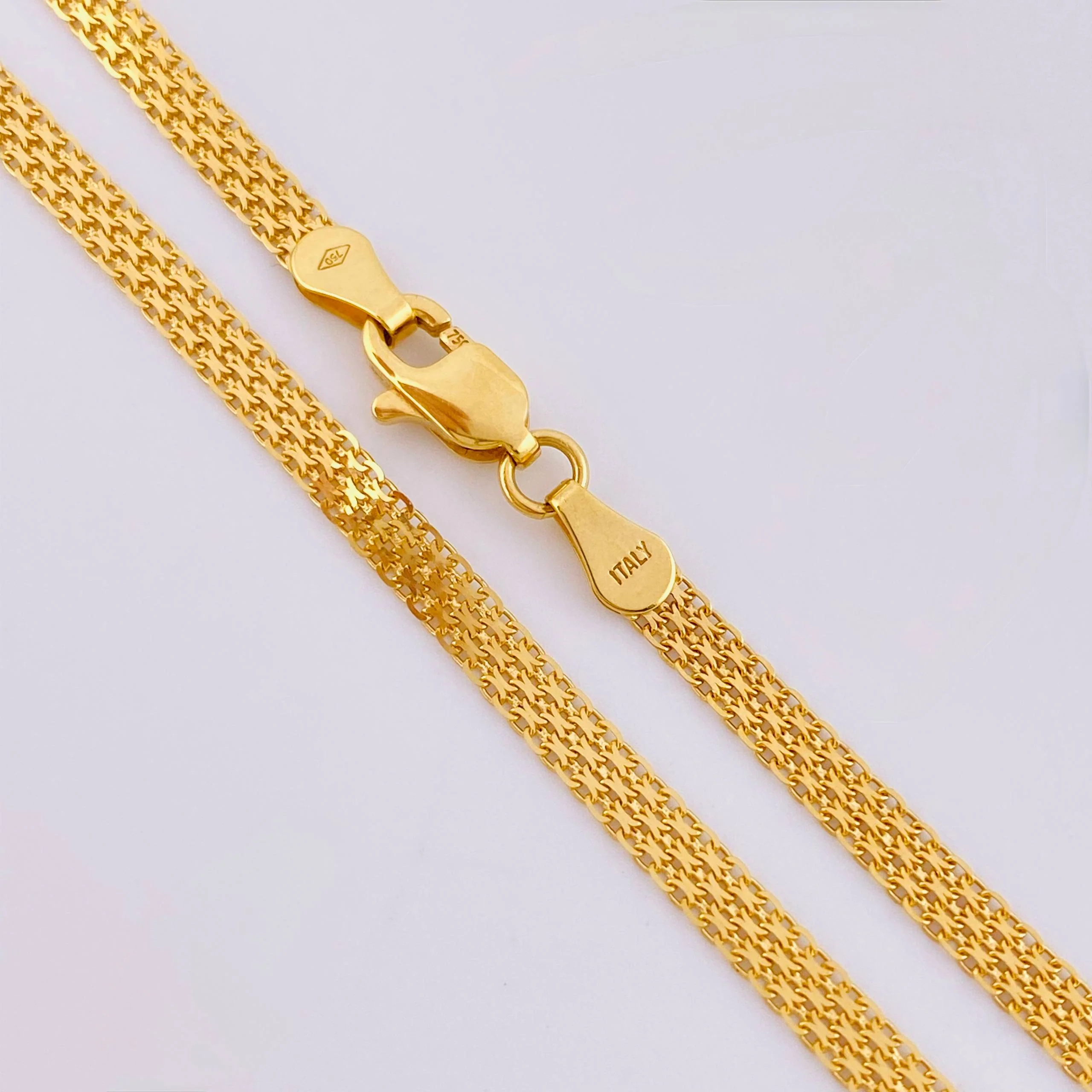 Cadena China 5.7gr / 23 1/2 in / 3mm Oro Amarillo +1 18K * - Image 3