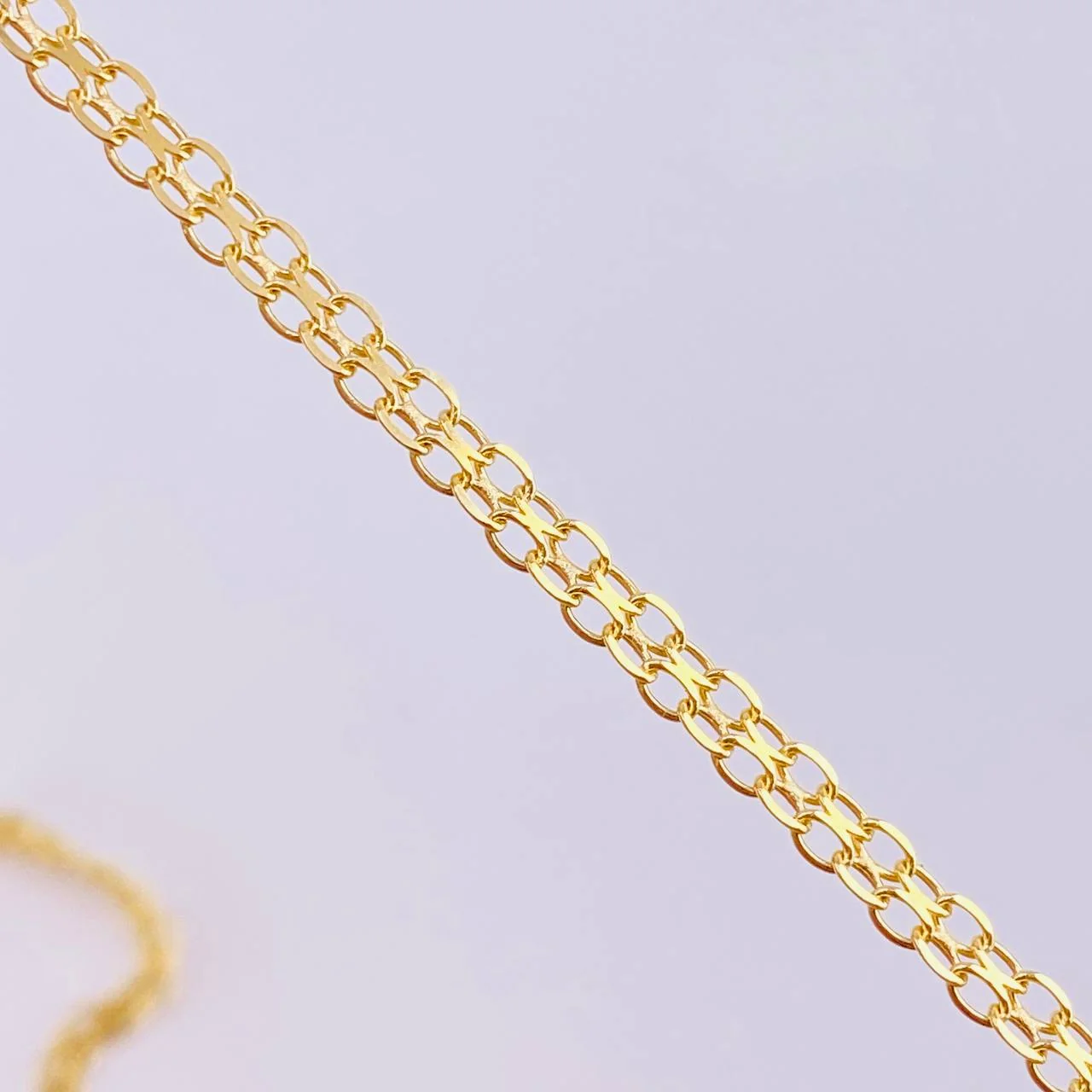 Cadena China 6.5 g / 23 3/4 in / 3 mm Oro Amarillo 18K - Image 4