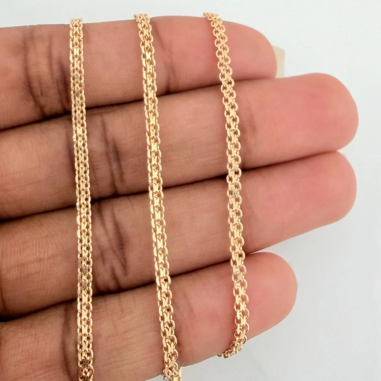 Cadena China 7.35gr / 21 3/4 in / 2mm Oro Amarillo Nac.Esp. 18K $ - Image 3