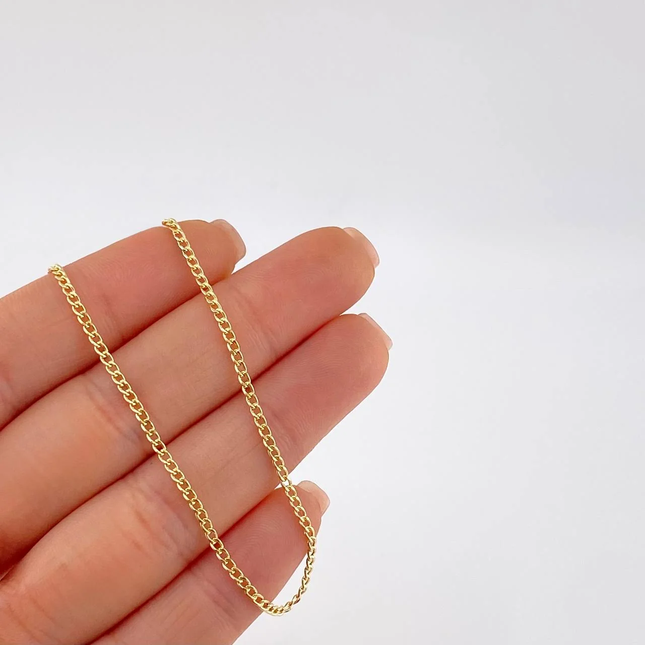 Cadena Cubana 1.8 g / 15 3/4 in / 1.7 mm Oro Amarillo 18K - Image 5