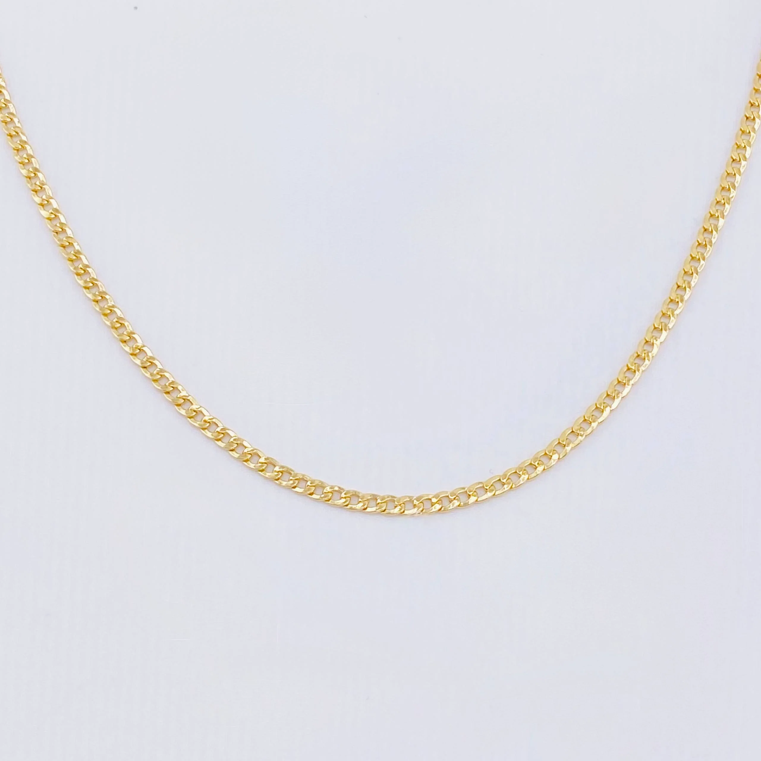 Cadena Cubana 2.9 g / 24 in / 2.4 mm Oro Amarillo 18K
