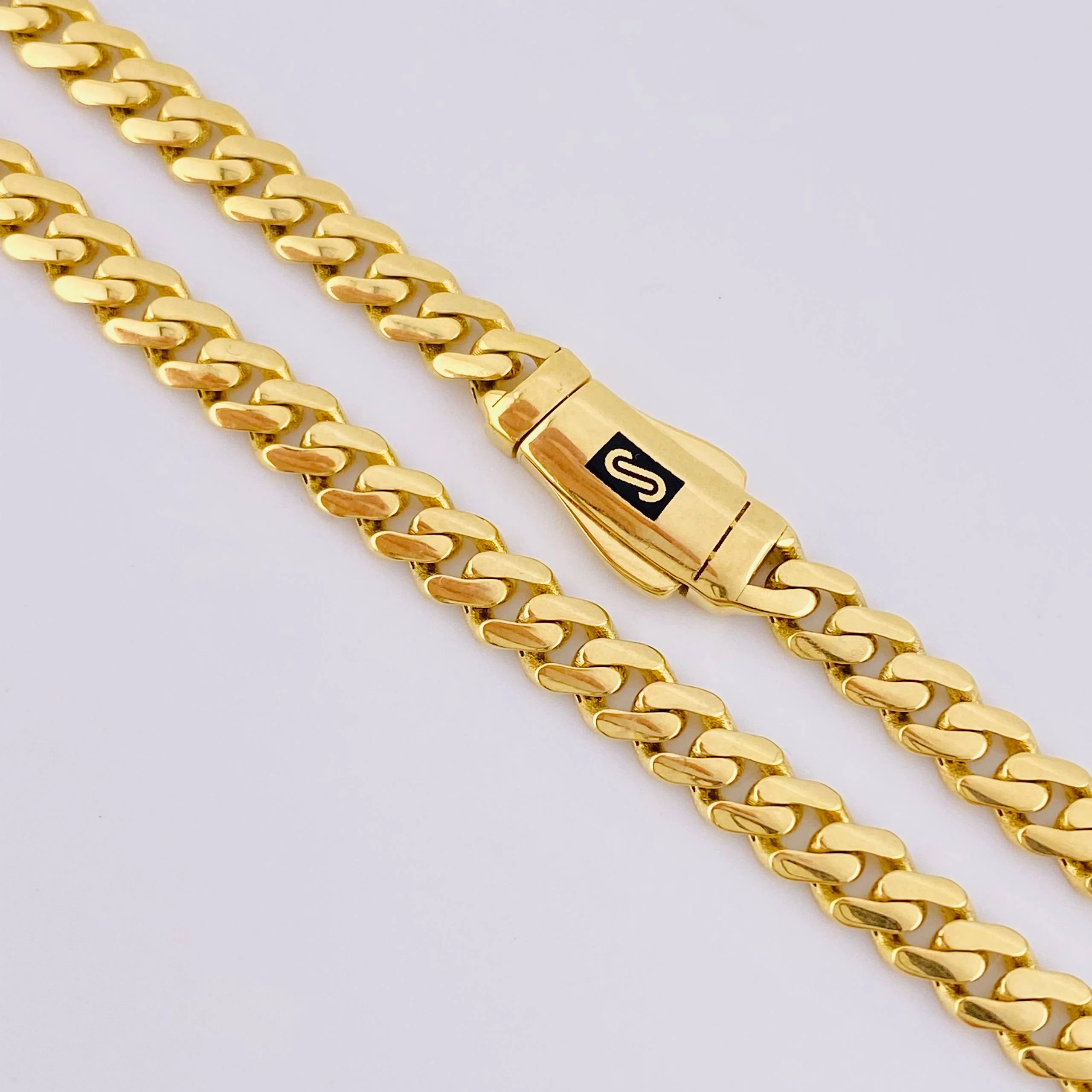 Cadena Cubana Monaco 15.45gr / 19 3/4 in / 5mm Oro Amarillo +4 18K © - Image 3