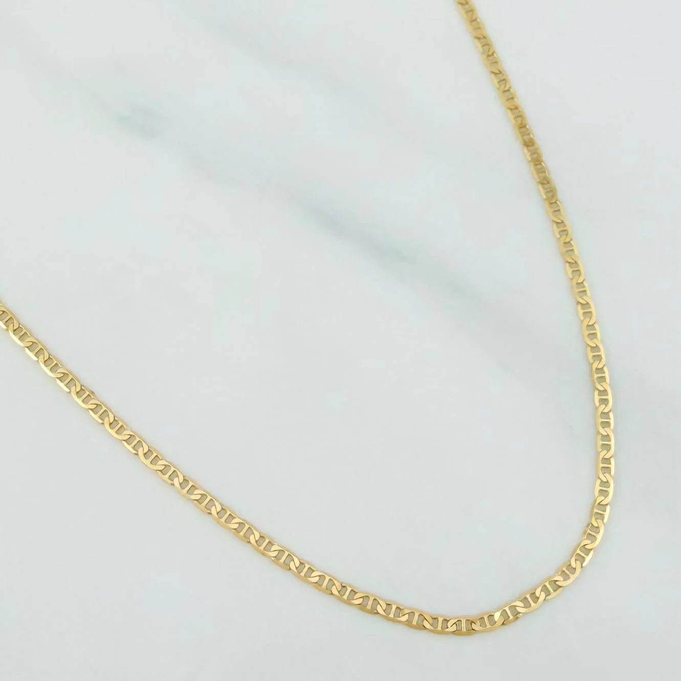 Cadena Escalera 1.6g / 16 in / 1.39mm Oro Amarillo 18K