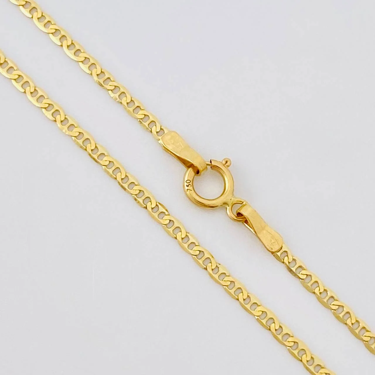Cadena Escalera Plana 1.75 g / 17 3/4 in / 1.4 mm Oro Amarillo 18K - Image 4