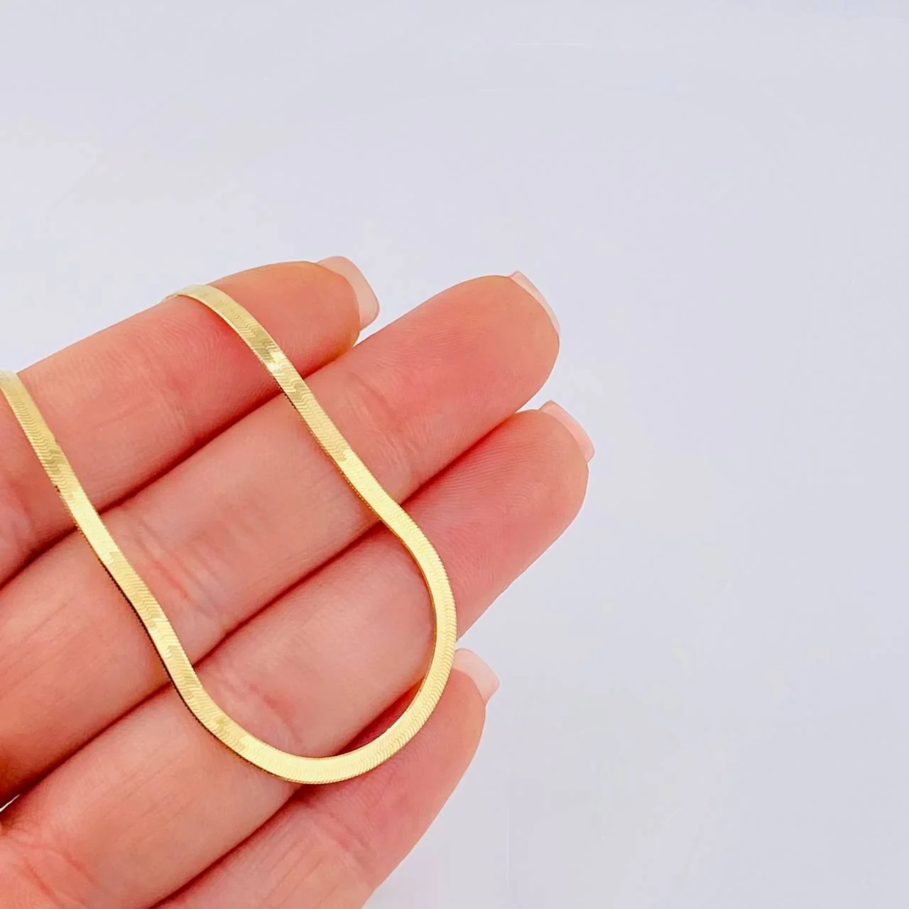 Cadena Espejo 3.4 g / 15 3/4 in / 2.1 mm Oro Amarillo 18K - Image 4
