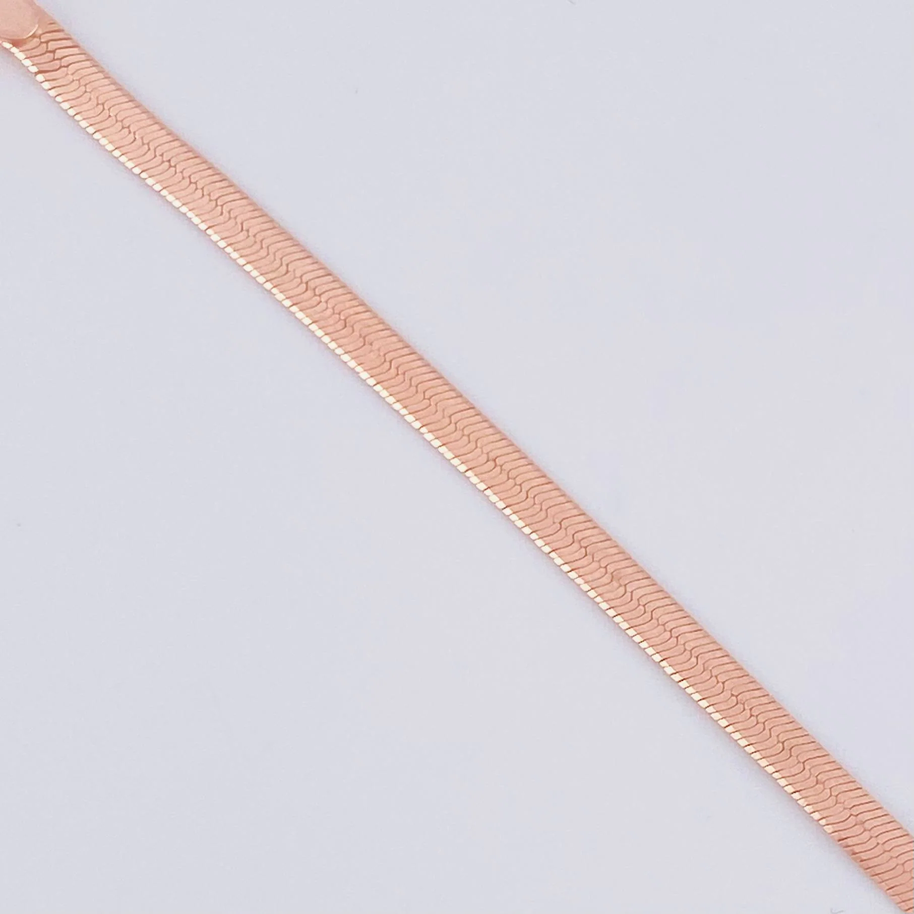 Cadena Espejo 3.5g / 18 in / 2mm Oro Rosa 18K (oferta) - Image 6