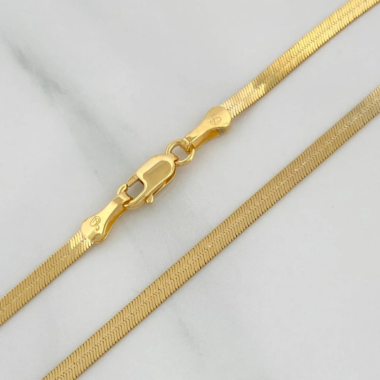 Cadena Espejo 3.7gr / 15 3/4 in / 2mm Oro Amarillo +3 18K & - Image 3