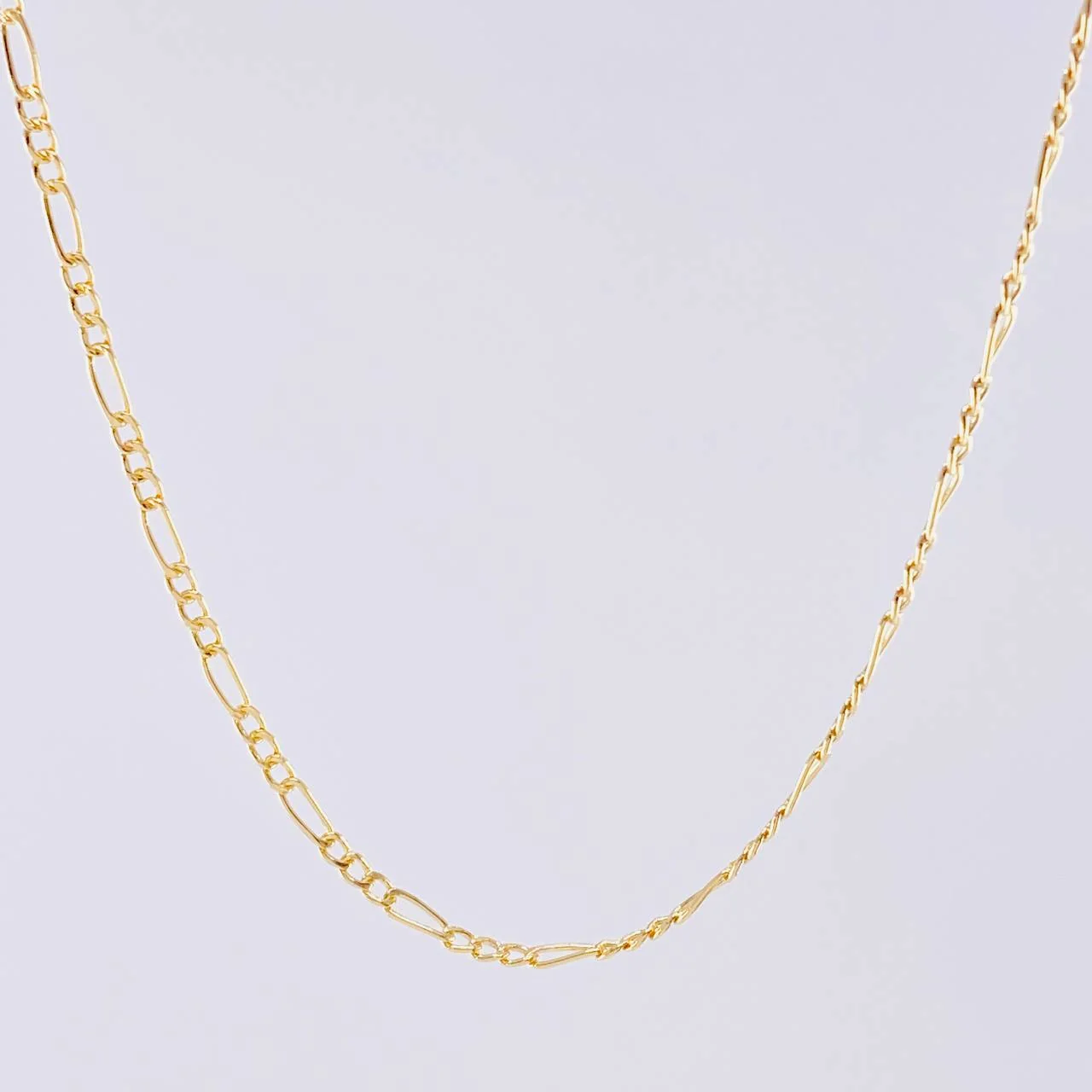 Cadena Figaro 1.25 g / 15 3/4 in / 1.9 mm Oro Amarillo 18K - Image 2
