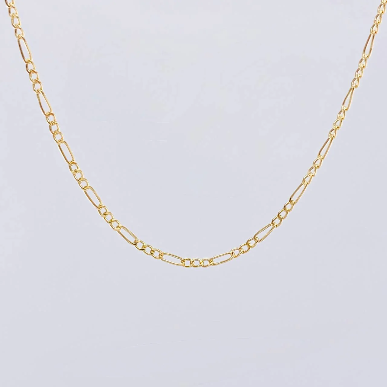 Cadena Figaro 1.6 g / 19 1/2 in / 1.9 mm Oro Amarillo 18K - Image 2