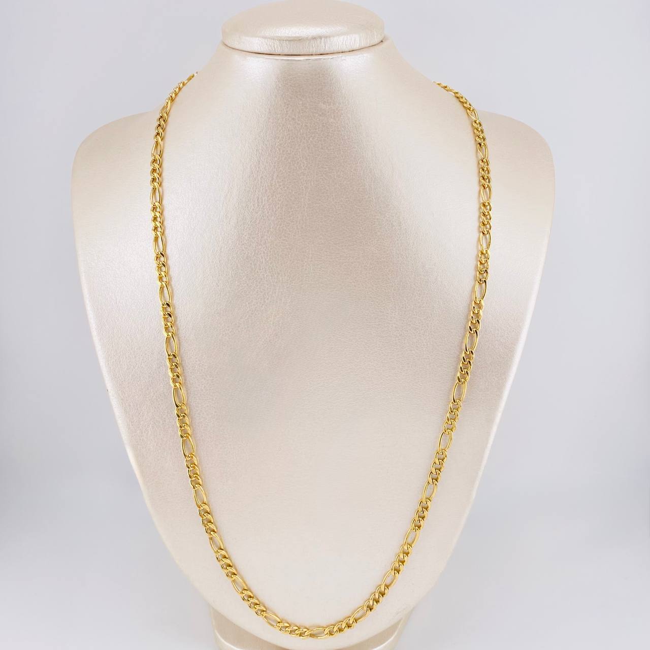 Cadena Figaro 14.35g / 26 in / 4.6mm Oro Amarillo 18K - Image 6