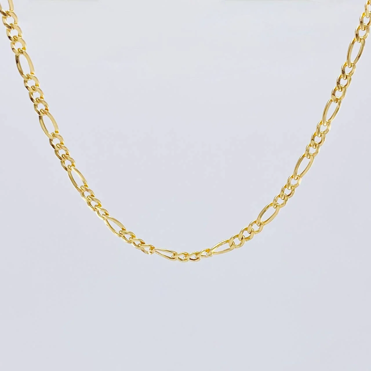 Cadena Figaro 2.15 g / 18 1/4 in / 2.6 mm Oro Amarillo 18K - Image 2