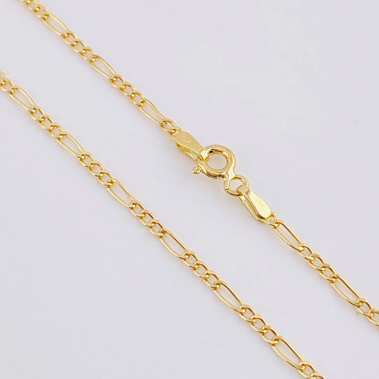Cadena Figaro 2.2g / 20 in / 1.9mm Oro Amarillo 18K - Image 3