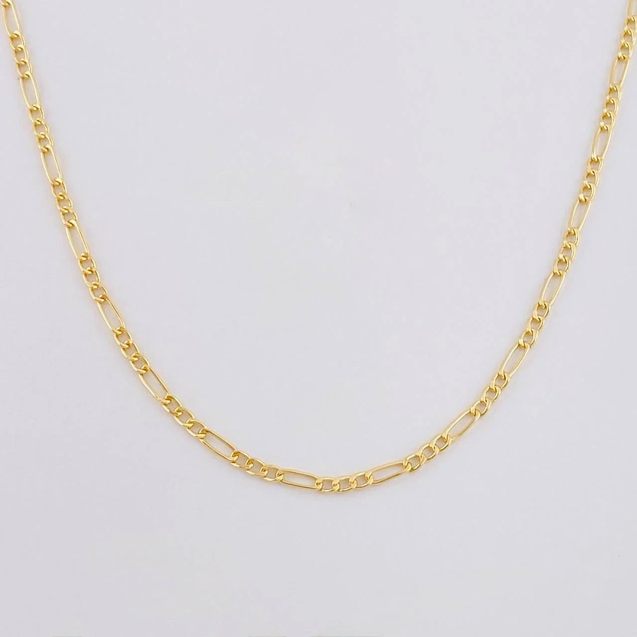 Cadena Figaro 2.5 g / 23 1/2 in / 1.9 mm Oro Amarillo 18K