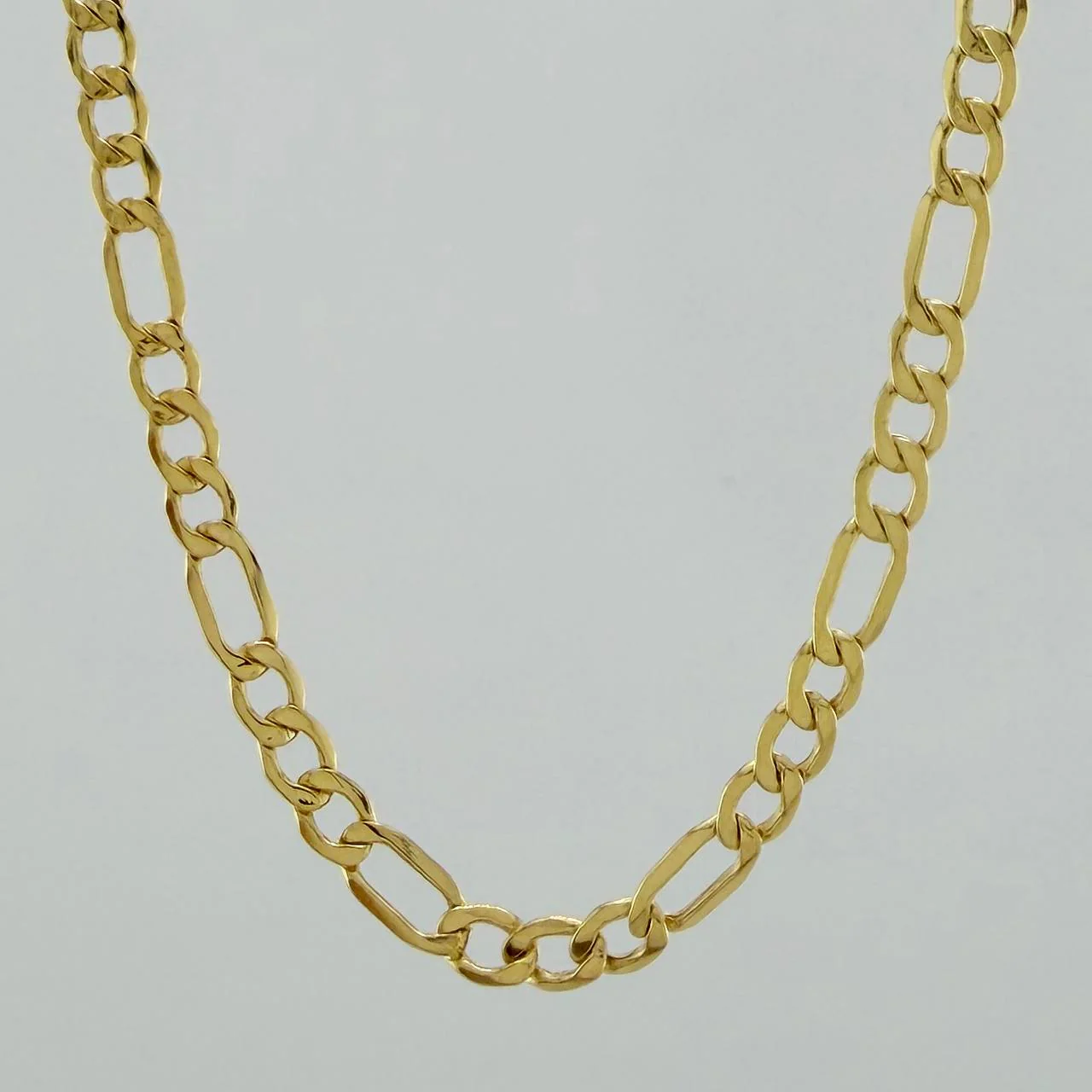 Cadena Figaro 6.25 g / 25 1/2 in / 3.35 mm Oro Amarillo 18K