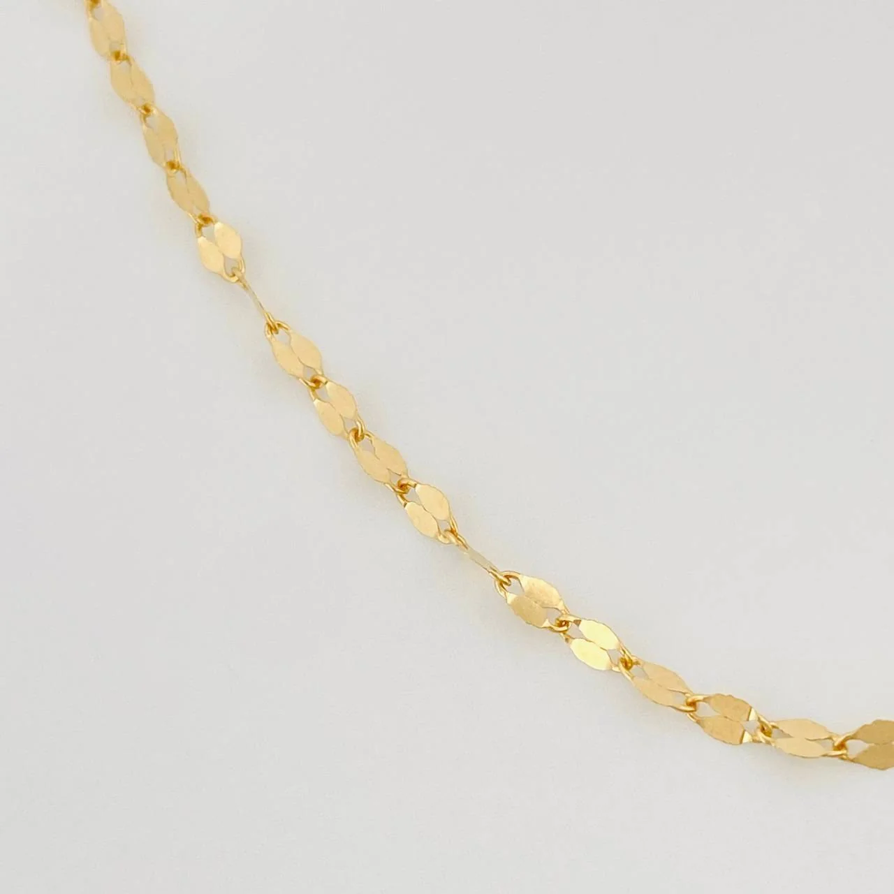 Cadena Flor Espejo 1.05 g / 17 3/4 in / 1.7 mm Oro Amarillo 18K - Image 4