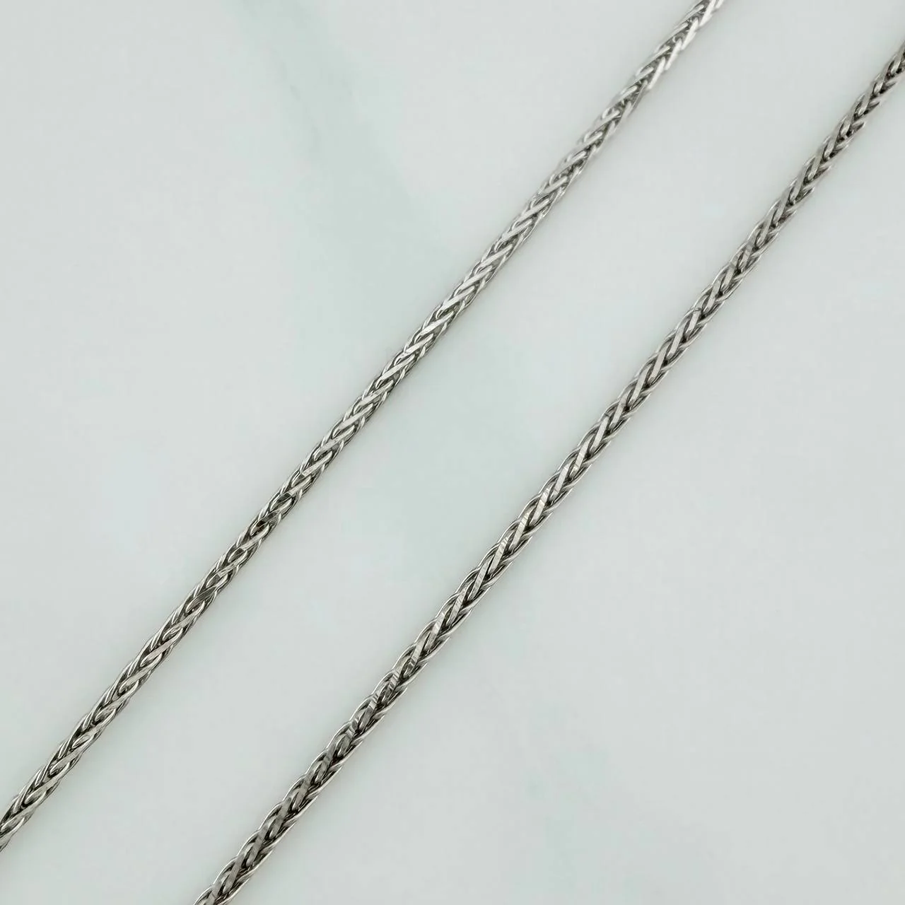 Cadena Franco 3.95gr / 18 in / 1mm Oro Blanco +3 18K & - Image 4
