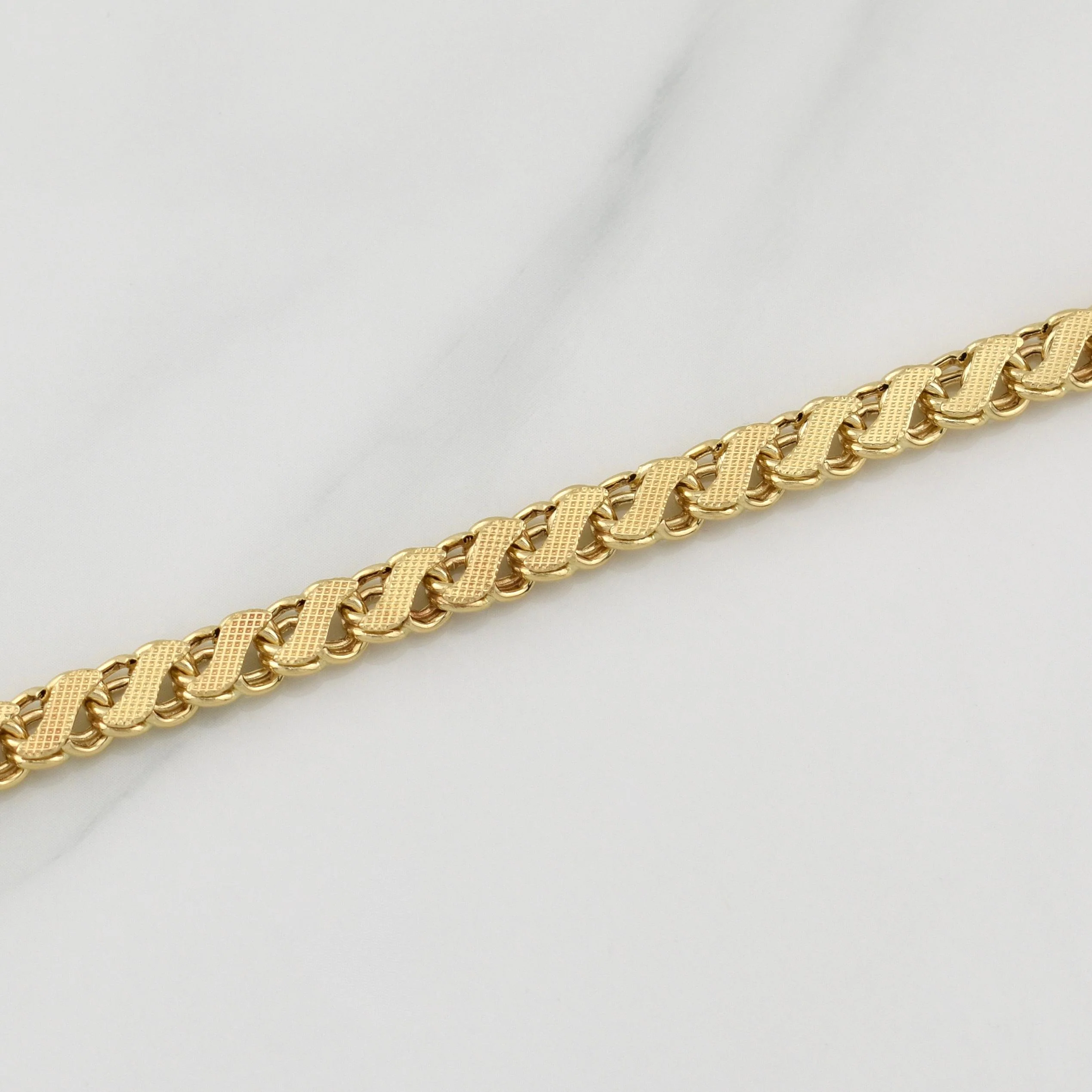 Cadena Garibaldi Doble Faz 34.55g / 24 in / 6.1mm Oro Amarillo +3 18K ! - Image 3