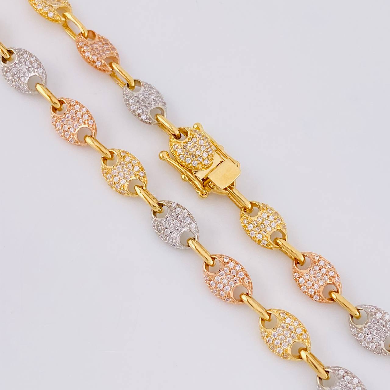 Cadena GC 30g / 18 in / 7mm Tres Oros 18K - Image 4