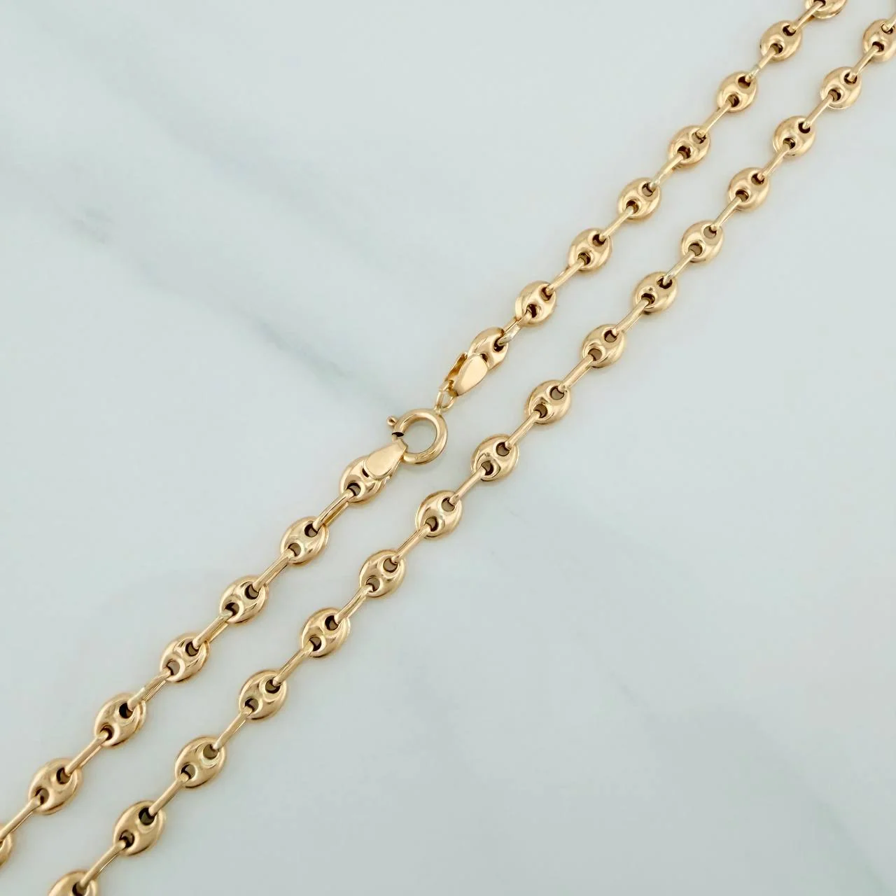 Cadena GC 5.15gr / 19 3/4 in / 3mm Oro Amarillo 18K & - Image 3