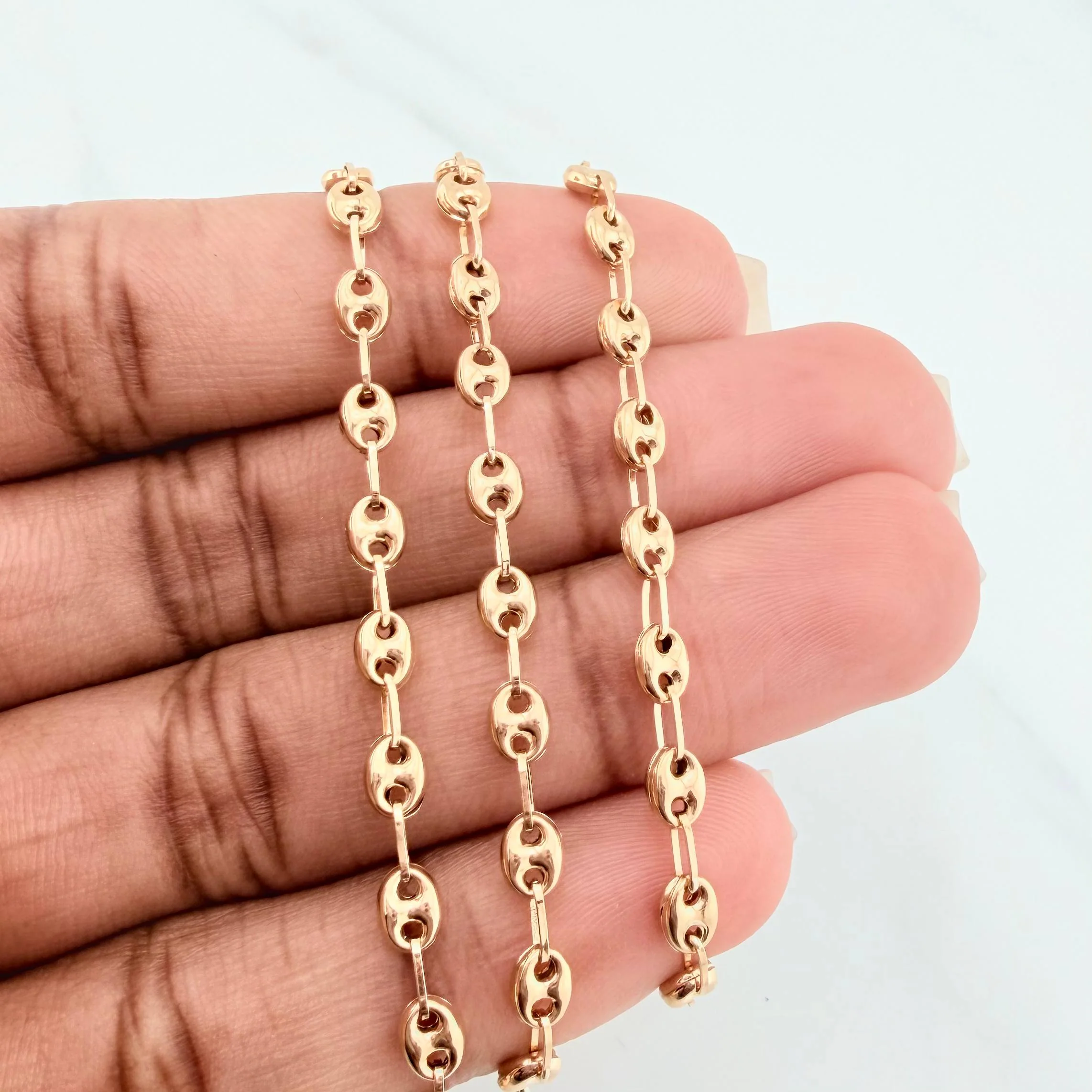 Cadena Gc 5 g / 18 1/4 in / 3.63 mm Oro Amarillo 18K - Image 4