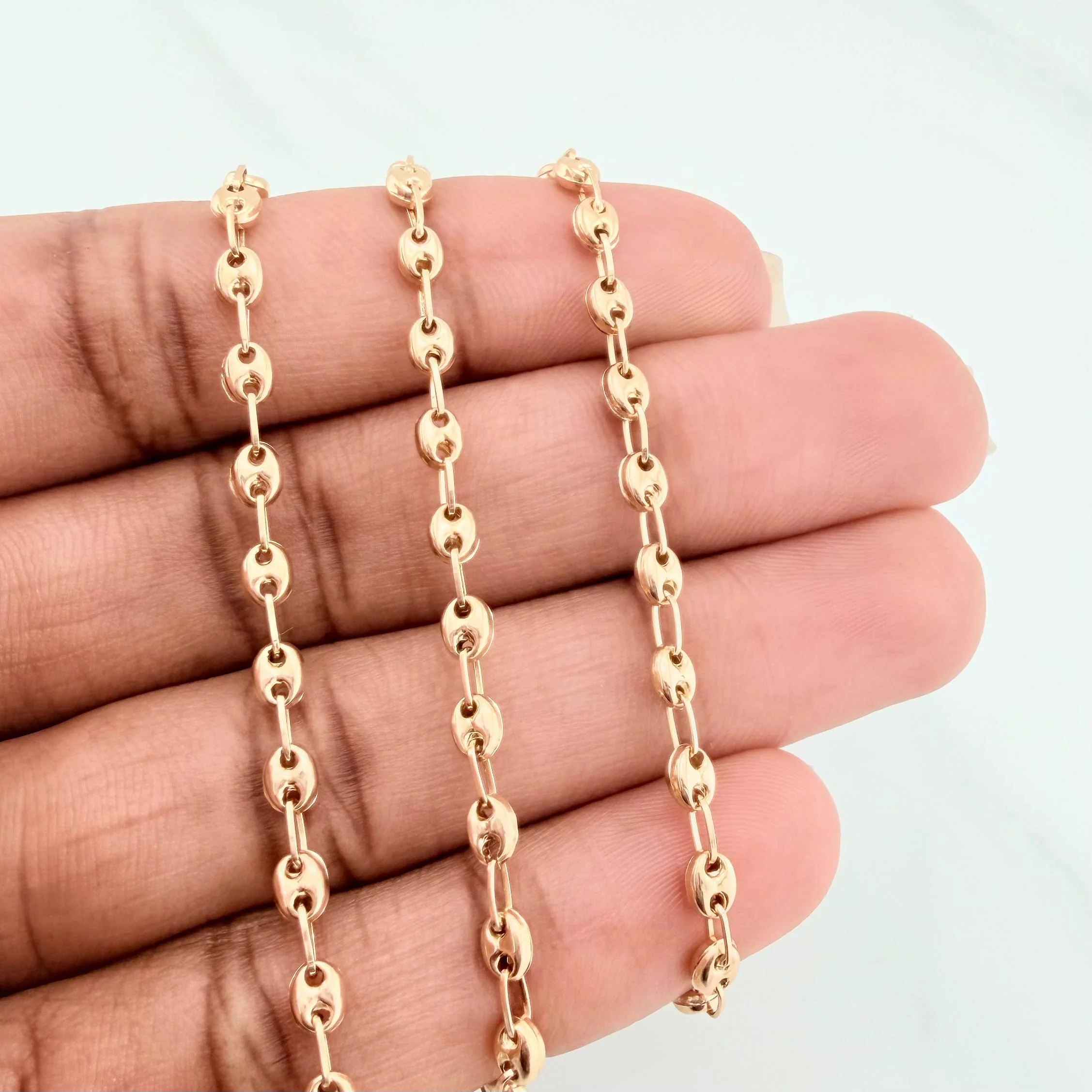 Cadena Gc 6 g / 20 in / 3.3 mm Oro Amarillo 18K - Image 4