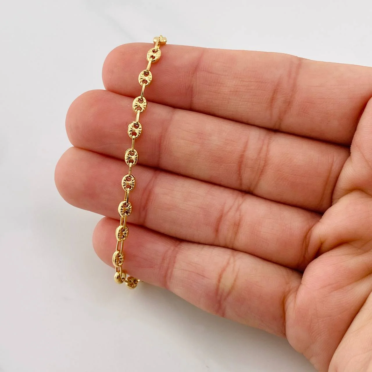 Cadena Gc Diamantada 5g / 18 in / 3.2mm Oro Amarillo 18K - Image 4