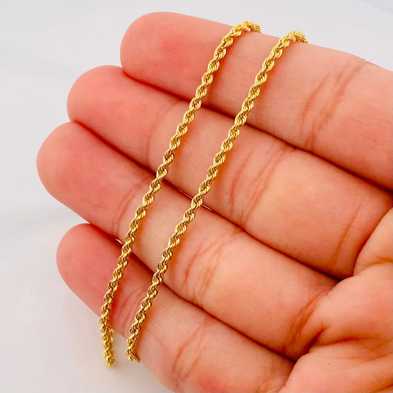 Cadena Lazo 1.7g / 20 in / 1.4mm Oro Amarillo 18K - Image 4